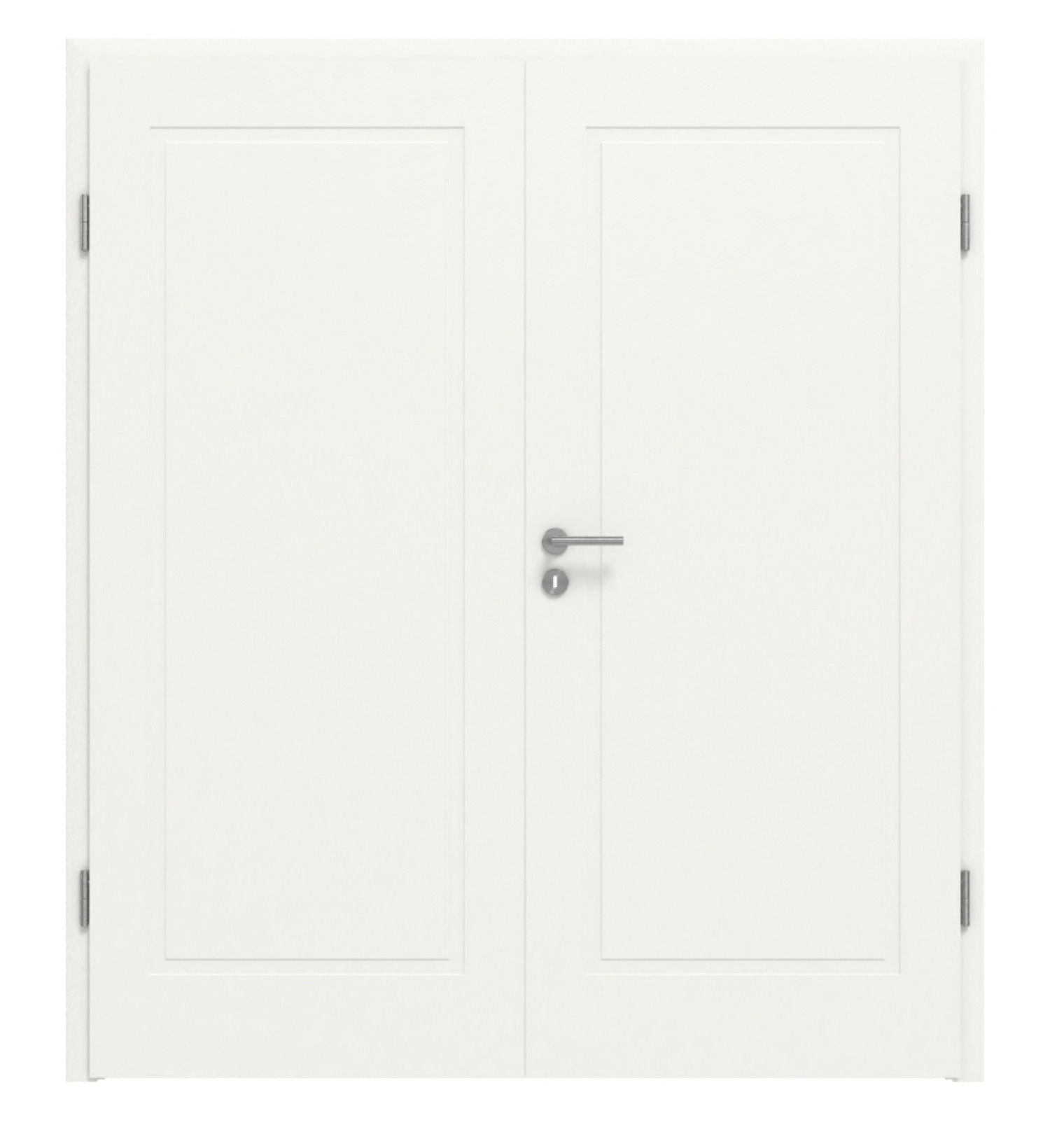 Doppelflügeltür Cofi 10 Premium Weißlack RAL 9016 mit Zarge