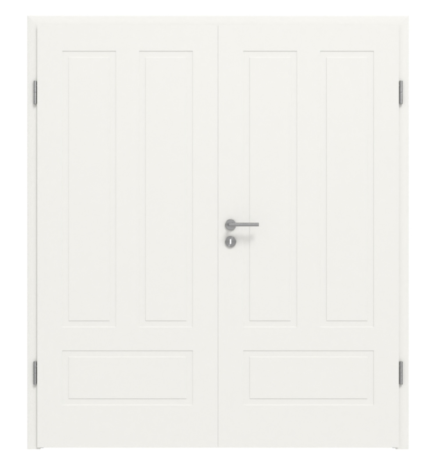 Doppelflügeltür Cofi 32 Premium Weißlack RAL 9016 mit Zarge
