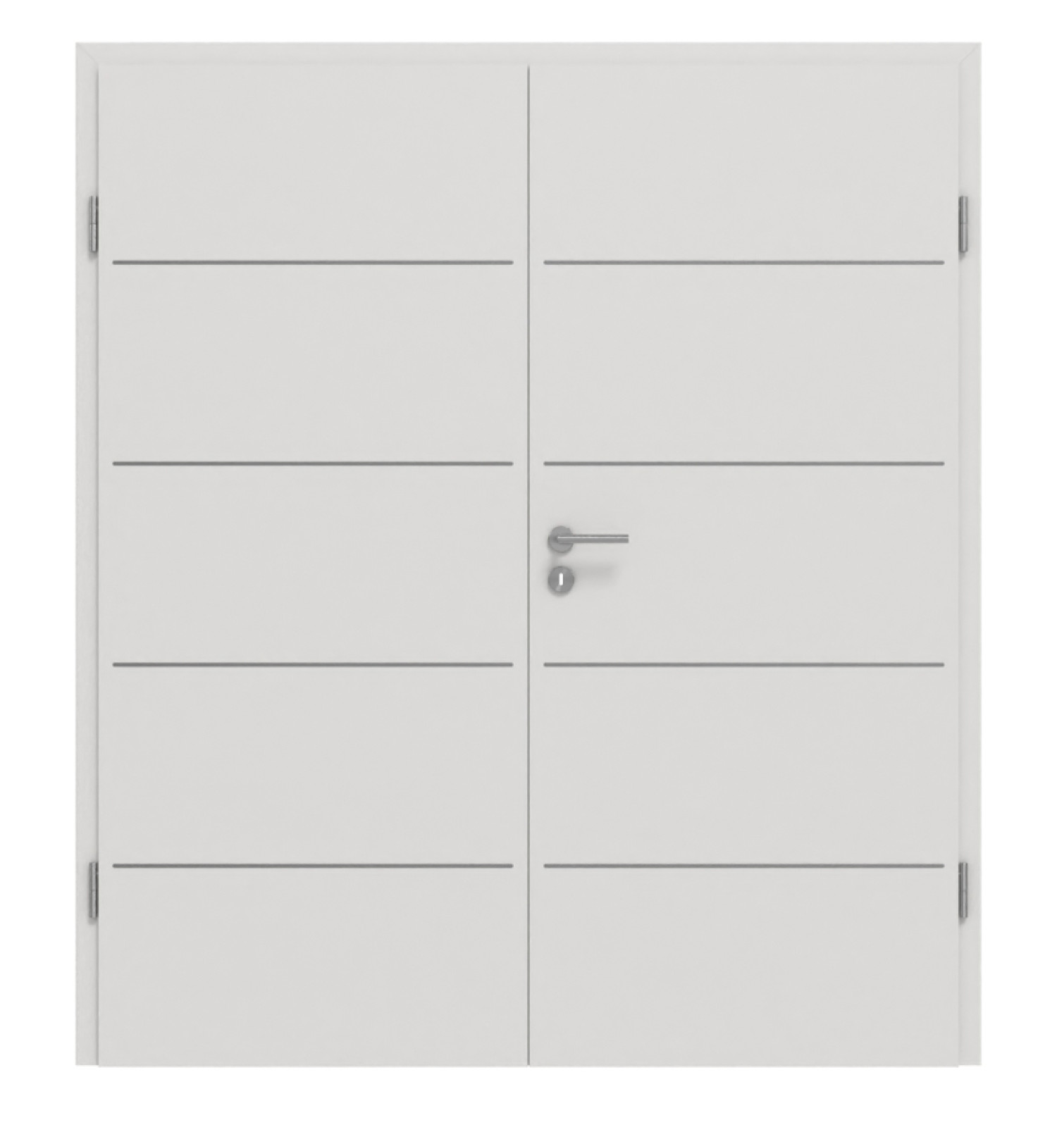 GARANT Doppelflügeltür Corona 830 Silver Grey CePaL mit Zarge