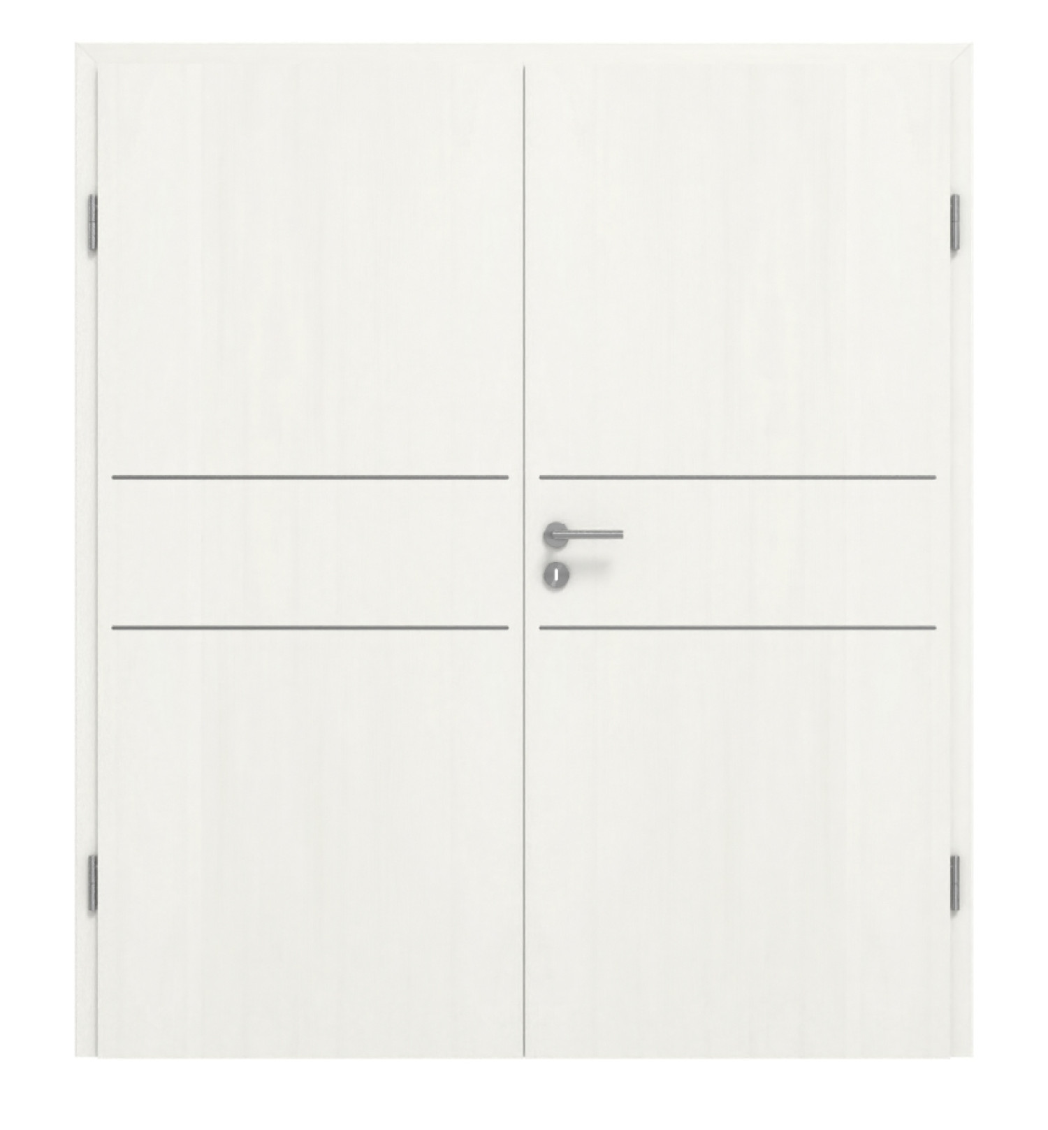 GARANT Doppelflügeltür Corona 832 Authentic Bianco CePaL mit Zarge