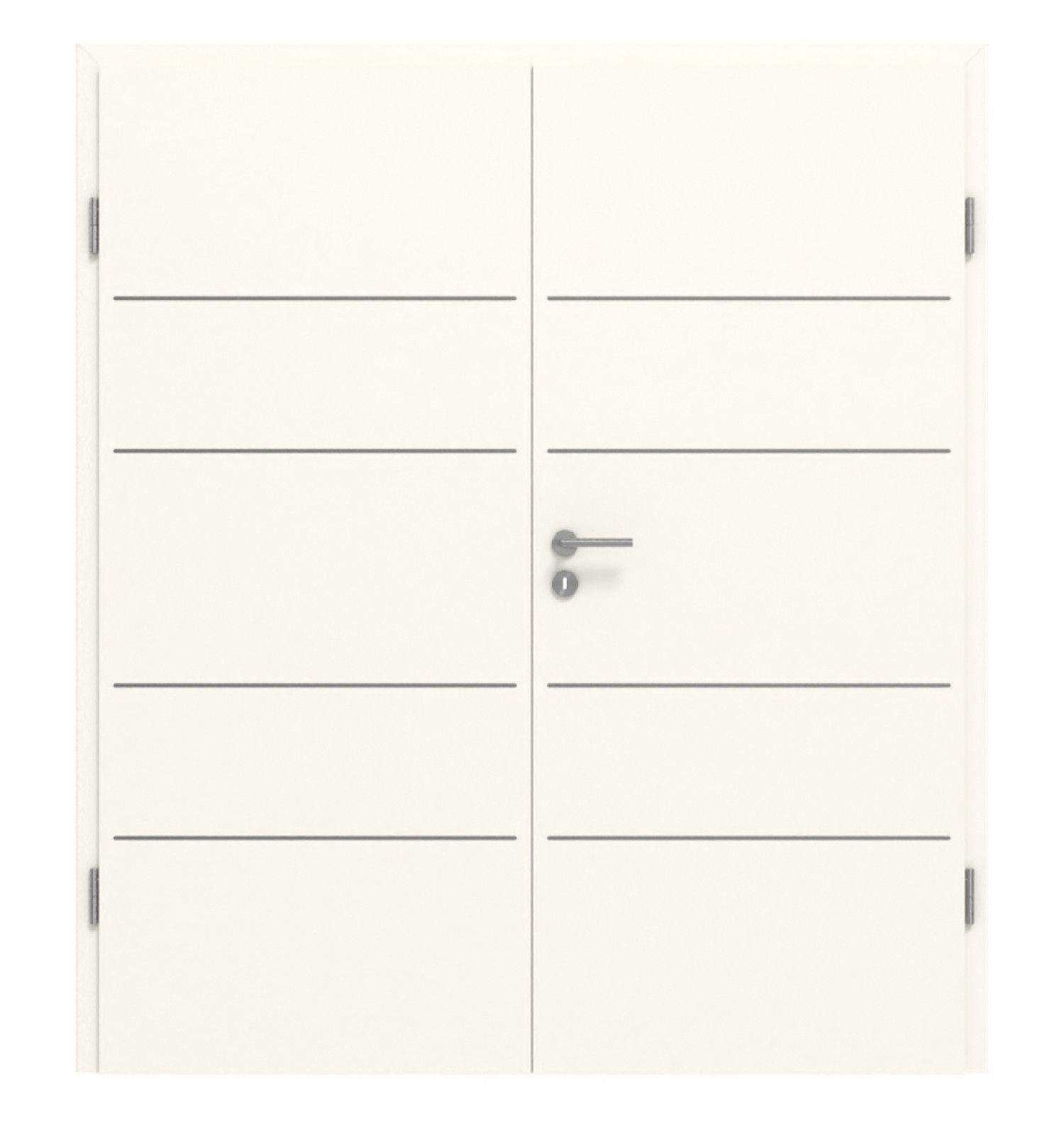 GARANT Doppelflügeltür Corona 833 Pearl White CePaL mit Zarge