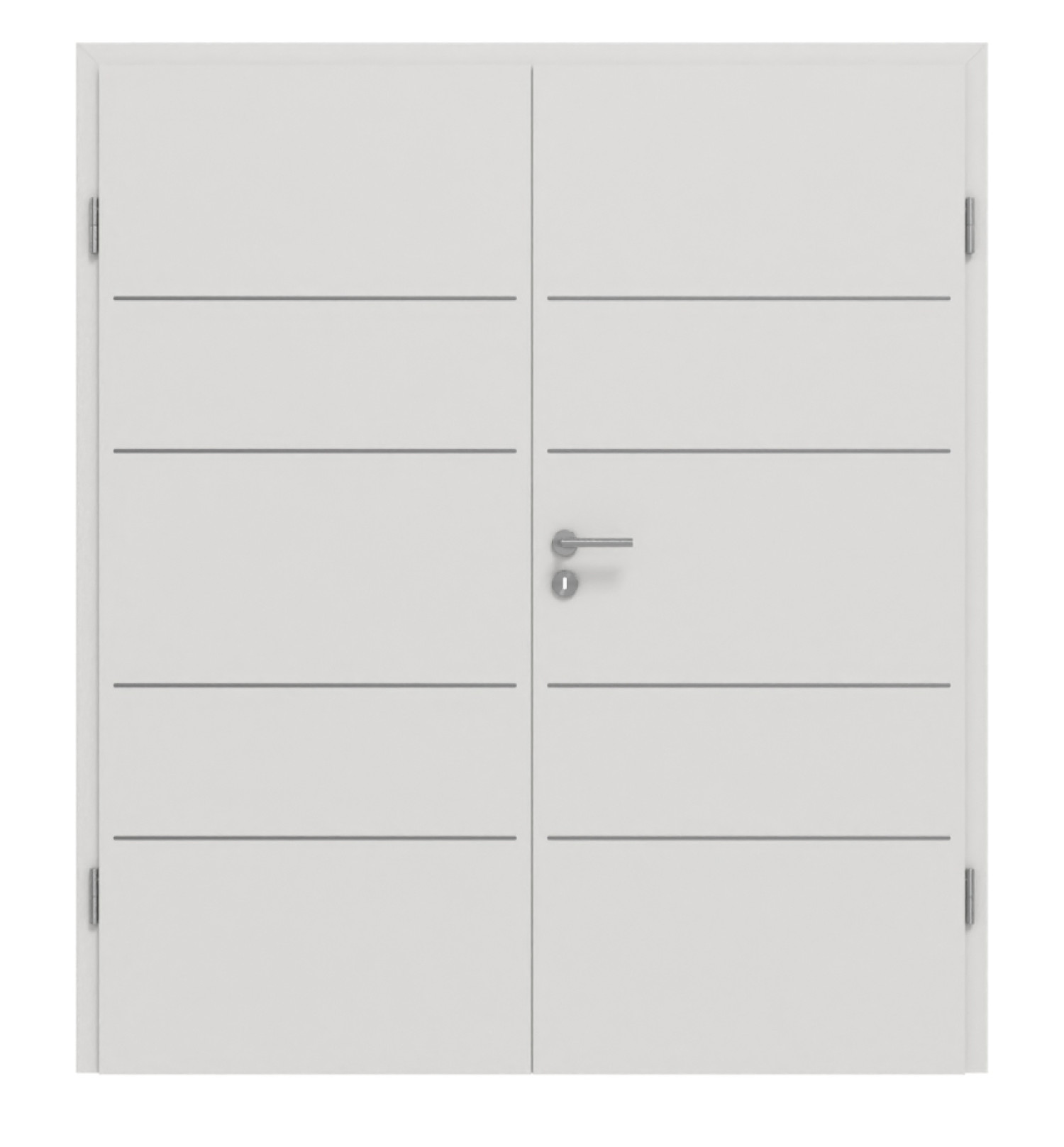 GARANT Doppelflügeltür Corona 833 Silver Grey CePaL mit Zarge