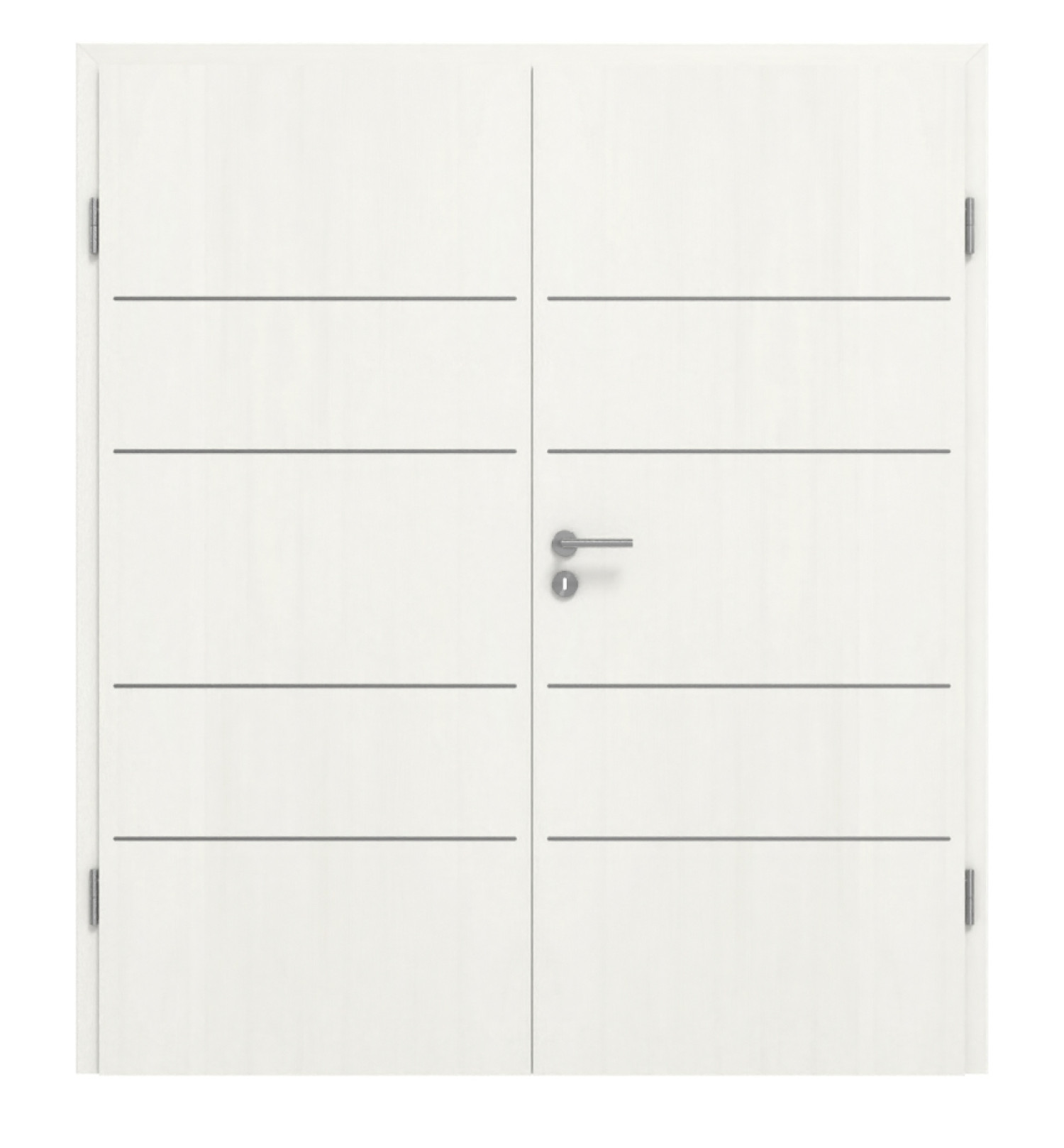 GARANT Doppelflügeltür Corona 833 Authentic Bianco CePaL mit Zarge
