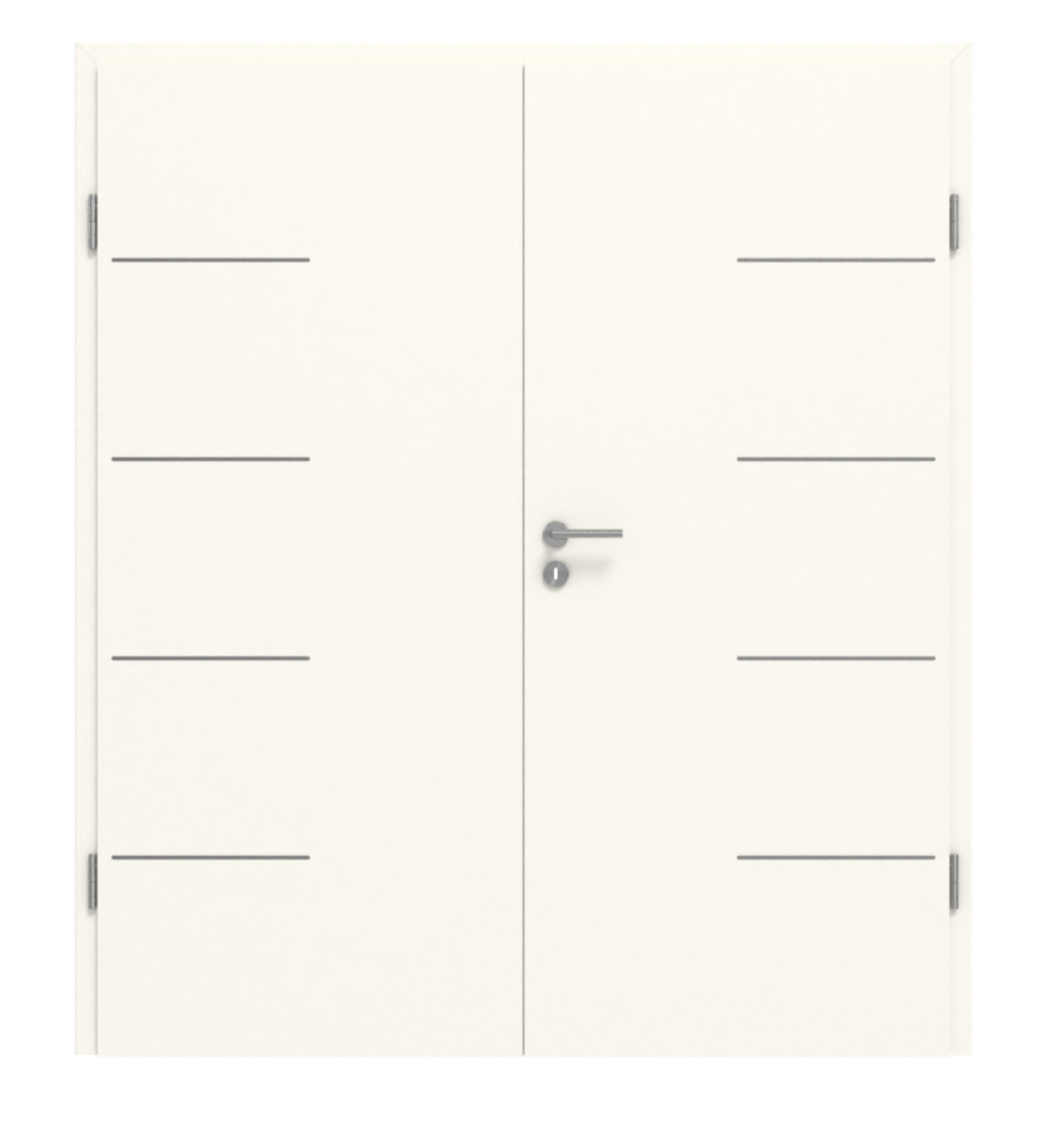 GARANT Doppelflügeltür Corona 834 Pearl White CePaL mit Zarge