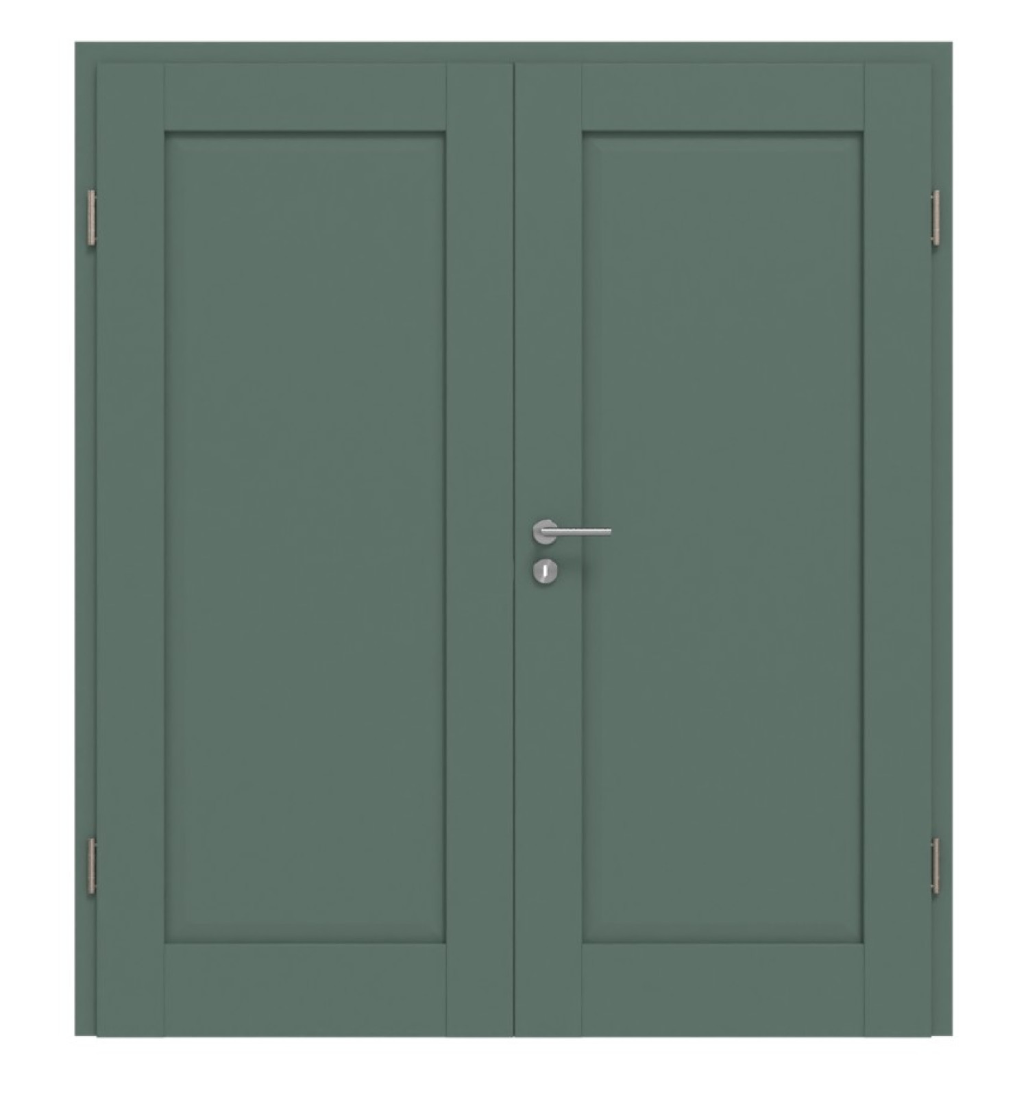 CLASSEN Doppelflügeltür Frame 5.5 Uni Green Dekorfolie inkl. Zarge