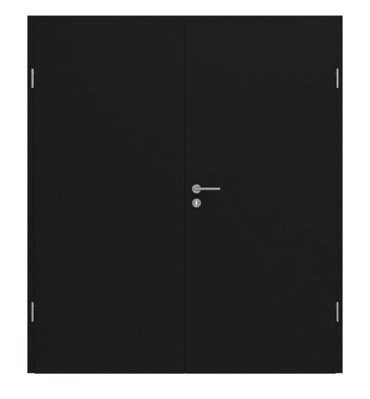 GARANT Doppelflügeltür inkl. Zarge 0901-60 Black Resopal