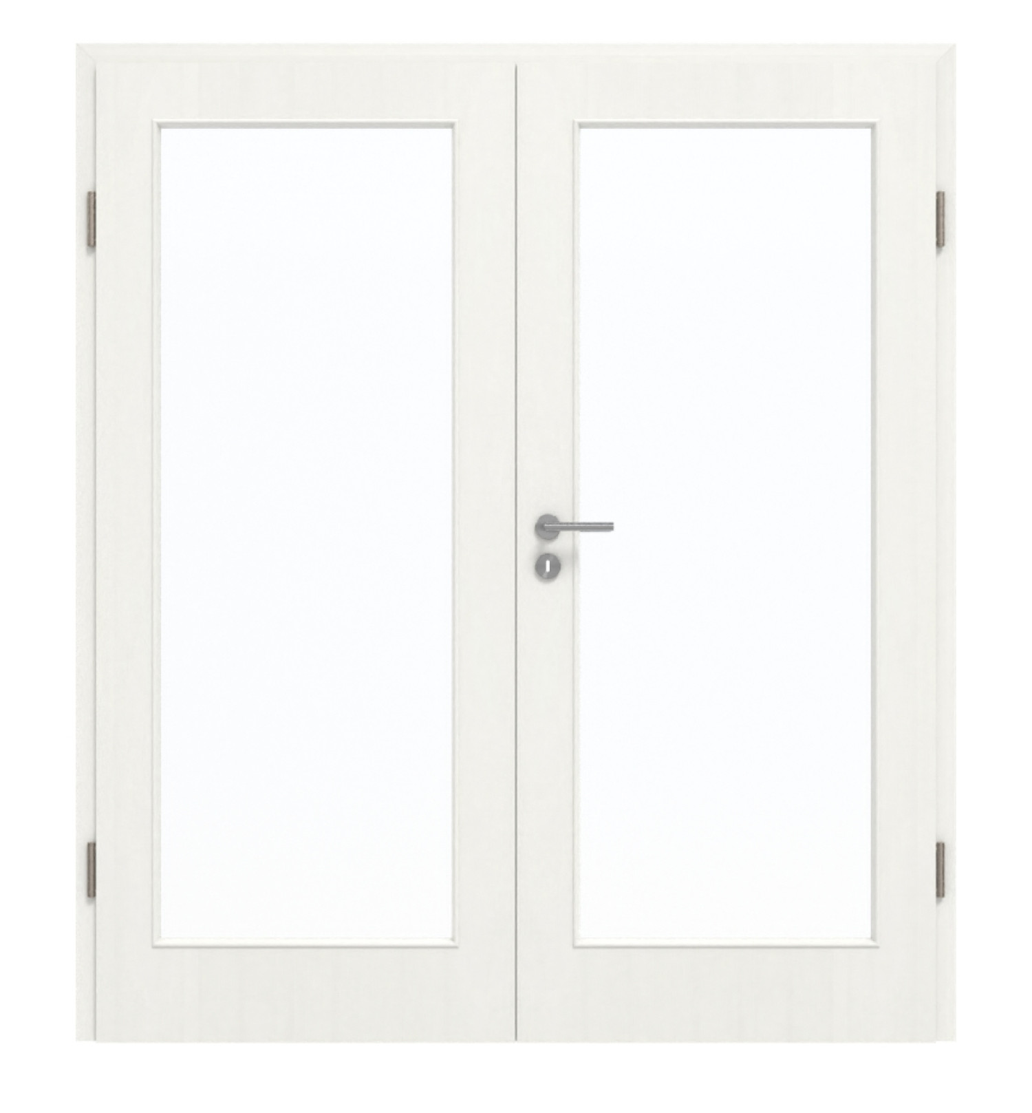 GARANT Doppelflügeltür inkl. Zarge Authentic Bianco GCK08 mit Lichtausschnitt LA-3