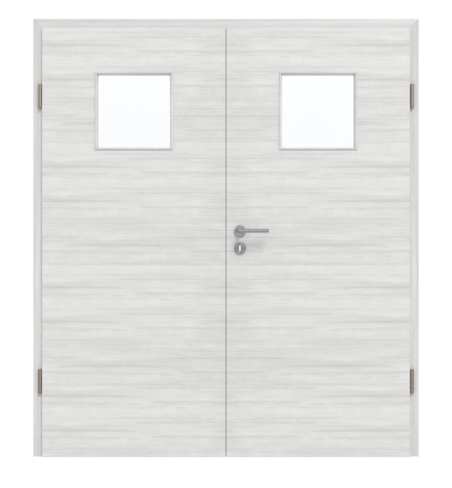 GARANT Doppelflügeltür inkl. Zarge Quer Authentic Grigio GCK08 mit Lichtausschnitt LA-8