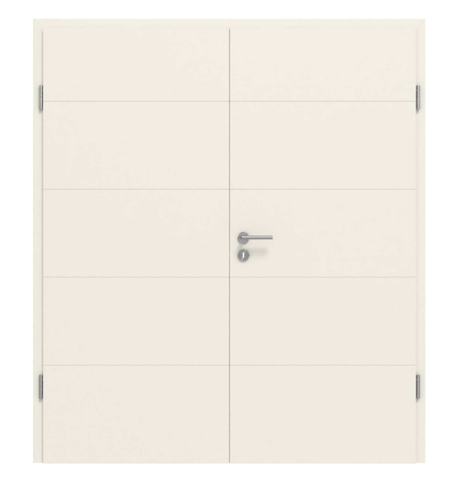 CLASSEN Doppelflügeltür Dynamic RAL 9010 Weißlack 1.1 mit Zarge