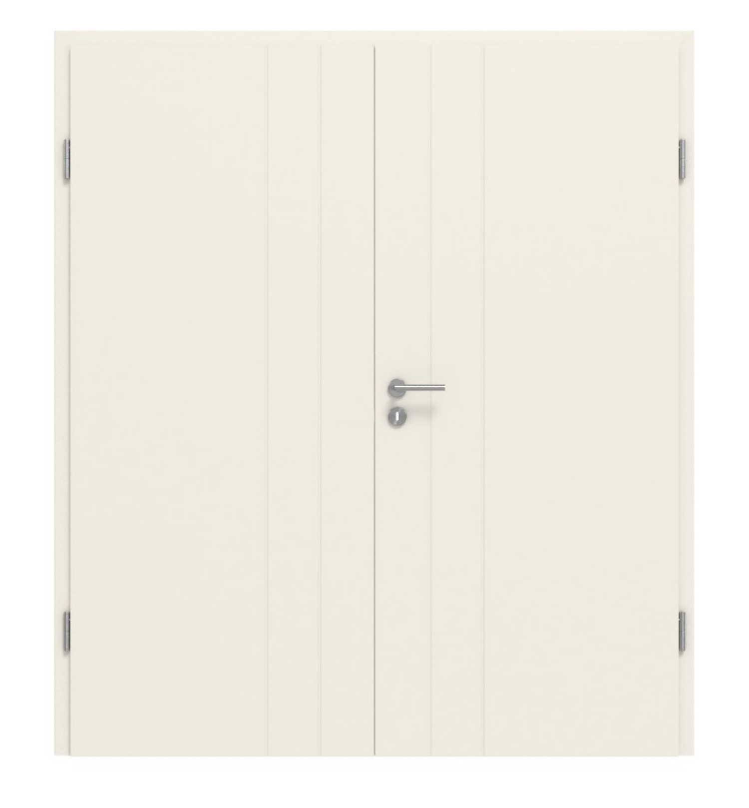 CLASSEN Doppelflügeltür Dynamic RAL 9010 Weißlack 2.5 mit Zarge