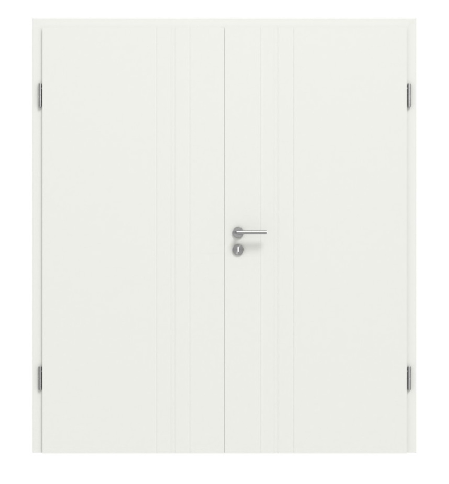 CLASSEN Doppelflügeltür Dynamic 3.21 Weißlack RAL 9003 inkl. Zarge