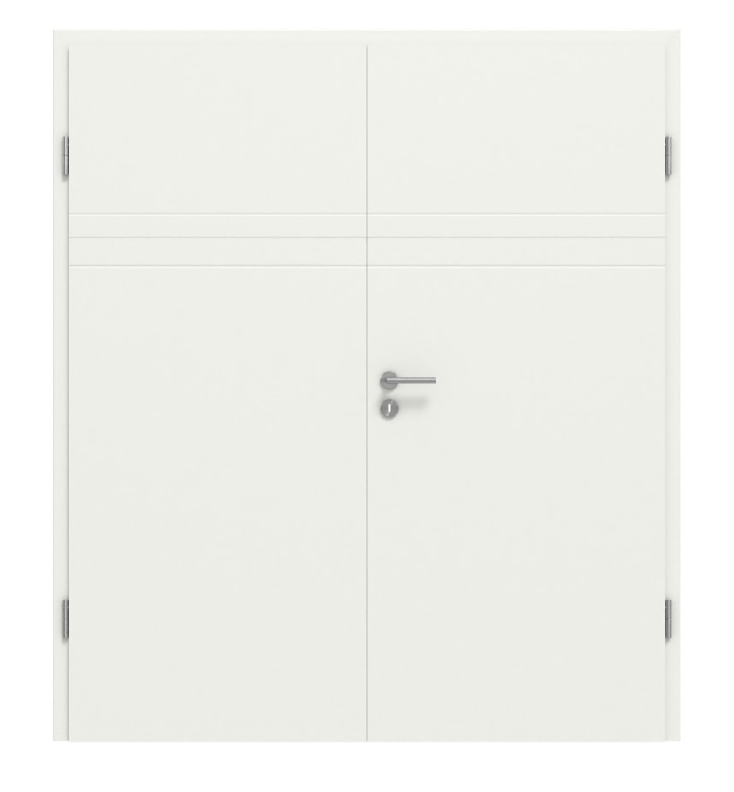 CLASSEN Doppelflügeltür Dynamic 3.26 Weißlack RAL 9003 inkl. Zarge