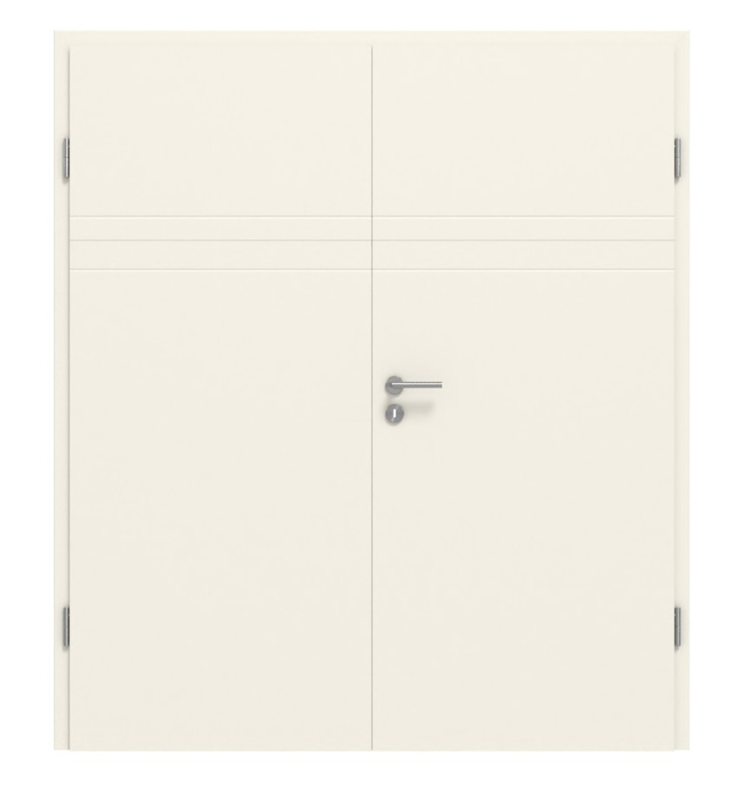CLASSEN Doppelflügeltür Dynamic 3.26 Weißlack RAL 9010 inkl. Zarge