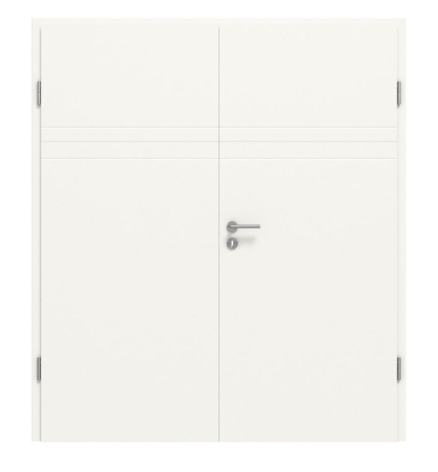 CLASSEN Doppelflügeltür Dynamic 3.26 Weißlack RAL 9016 inkl. Zarge