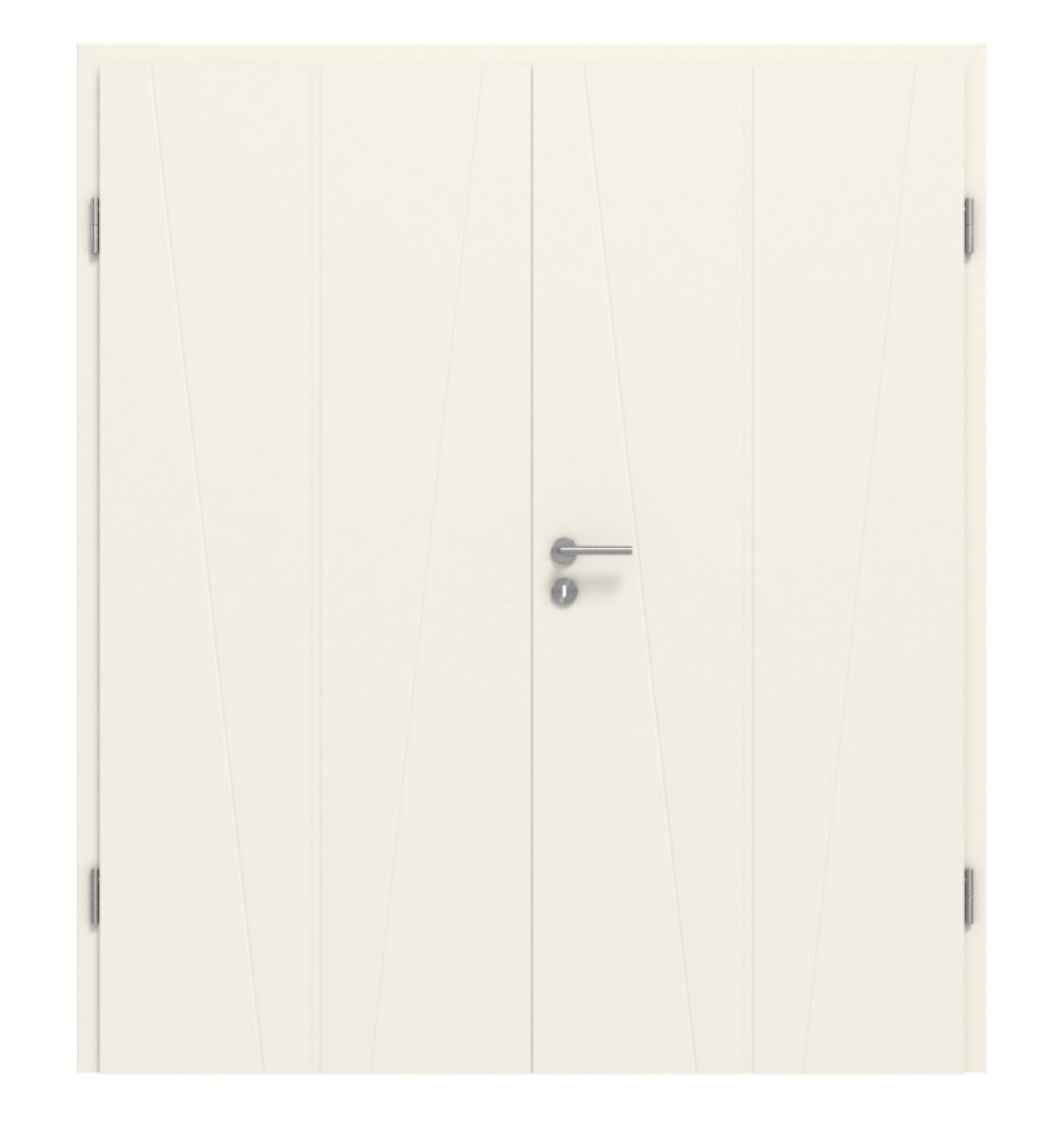 CLASSEN Doppelflügeltür Dynamic 3.30 Weißlack RAL 9010 inkl. Zarge