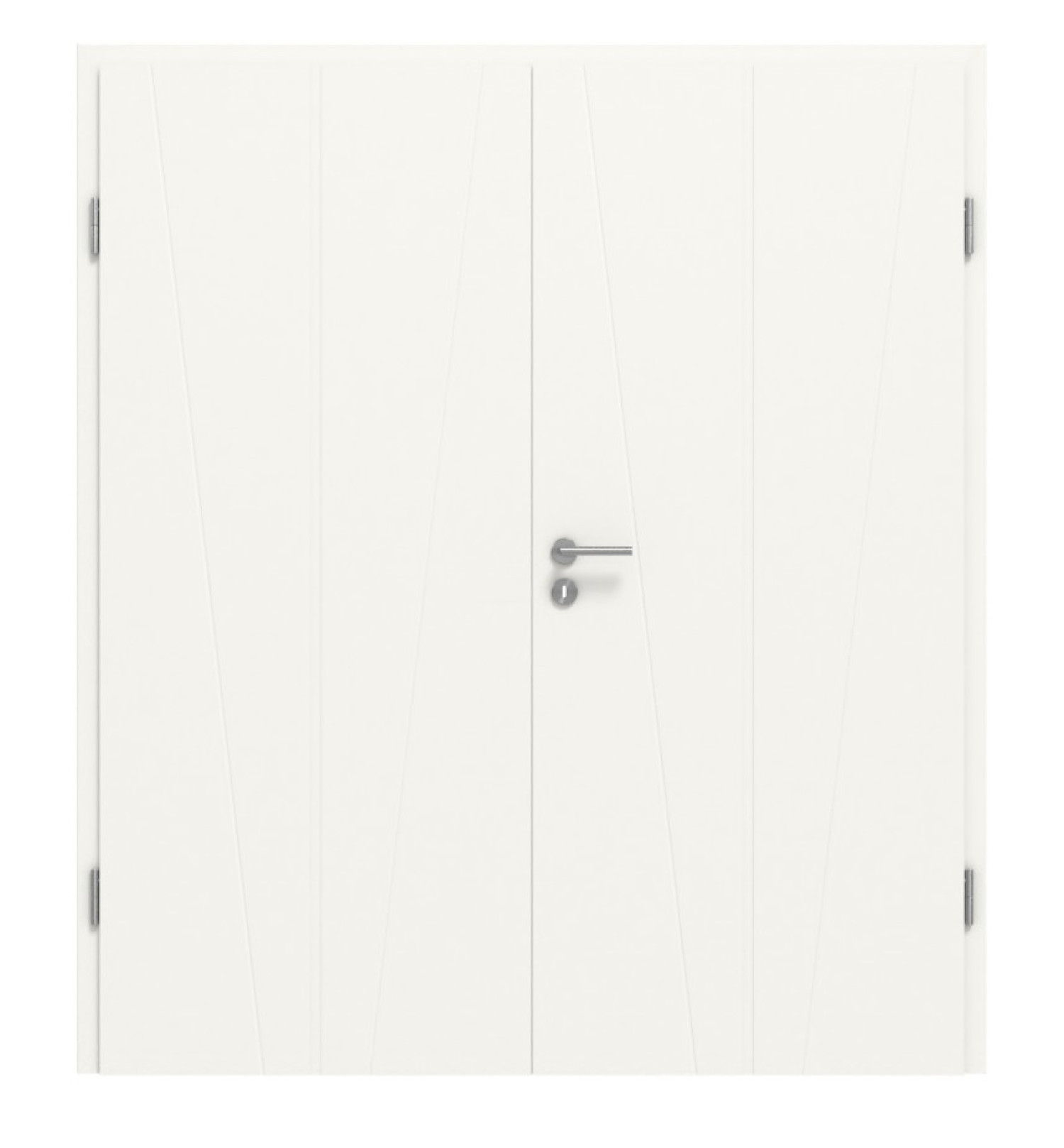 CLASSEN Doppelflügeltür Dynamic 3.30 Weißlack RAL 9016 inkl. Zarge