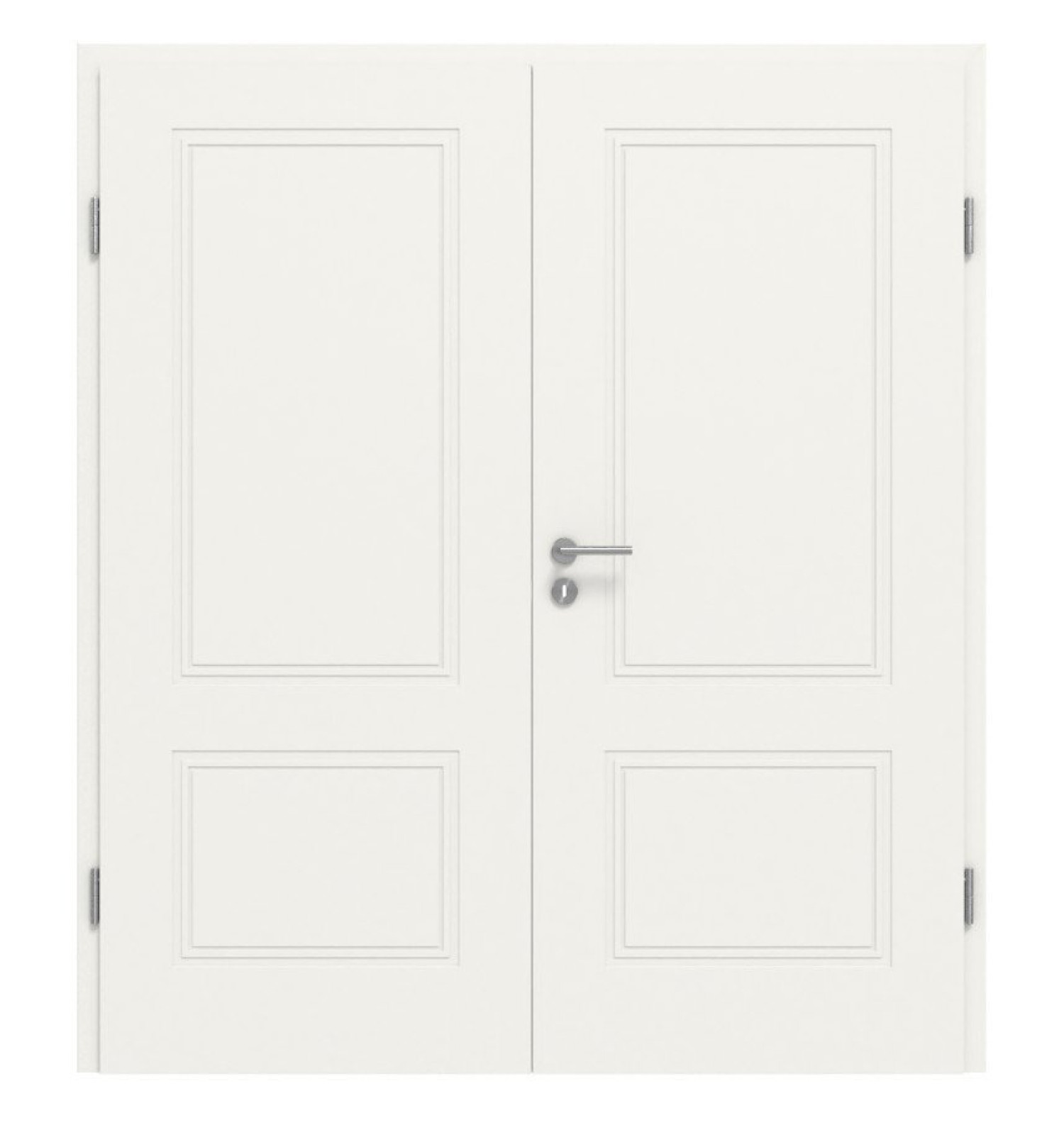 CLASSEN Doppelflügeltür Terra RAL 9016 Weißlack 3.9 mit Zarge