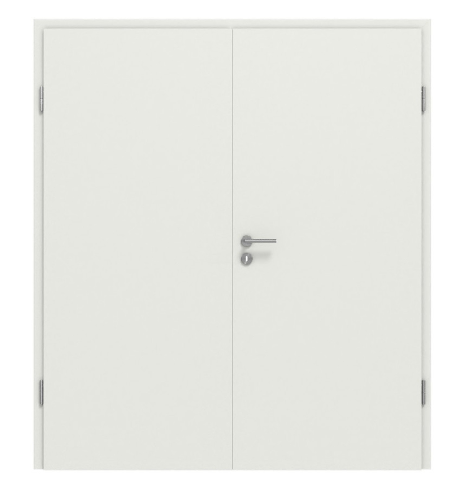 CLASSEN Doppelflügeltür 6.7 Weiß RAL 9003 CPL inkl. Zarge