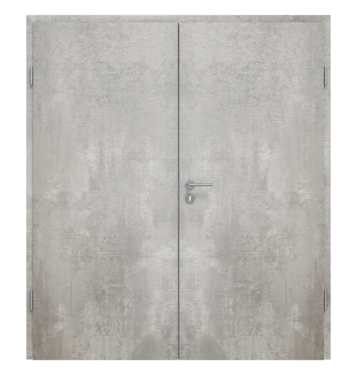 JELD-WEN Doppelflügeltür Trend Concrete Hell DuriTop CPL mit Zarge