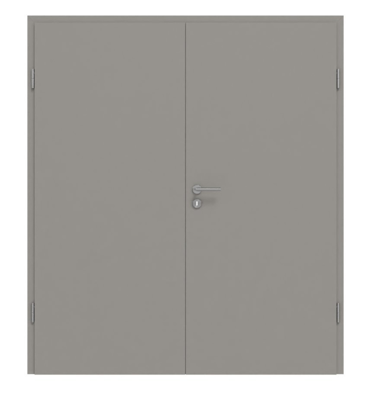 GARANT Doppelflügeltür inkl. Zarge U12115SD Platingrau GHK08