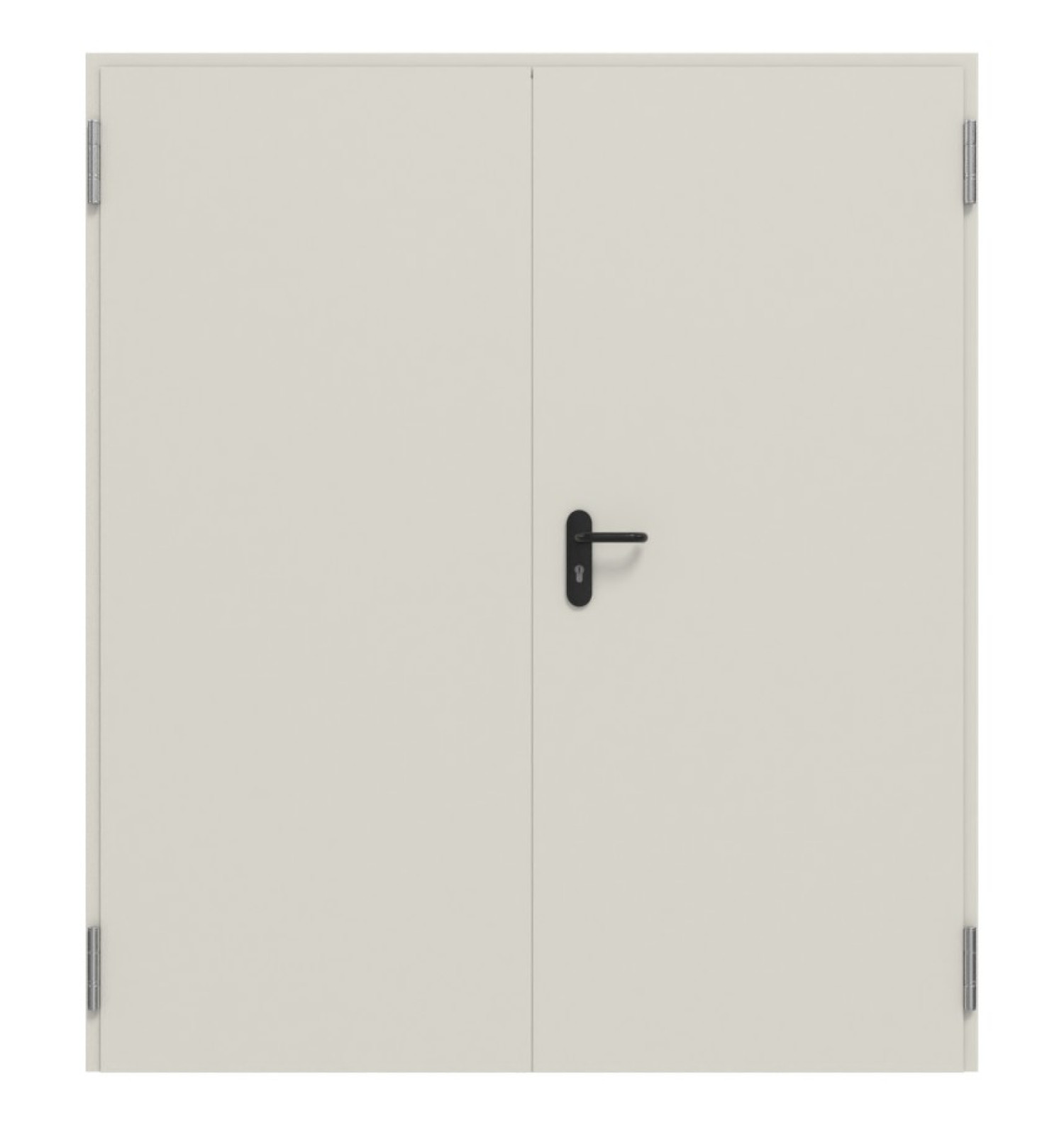 TECKENTRUP Komplettset 2-flg. Stahl Mehrzwecktür dw 42-2 inkl. Eck- und Ergänzungszarge