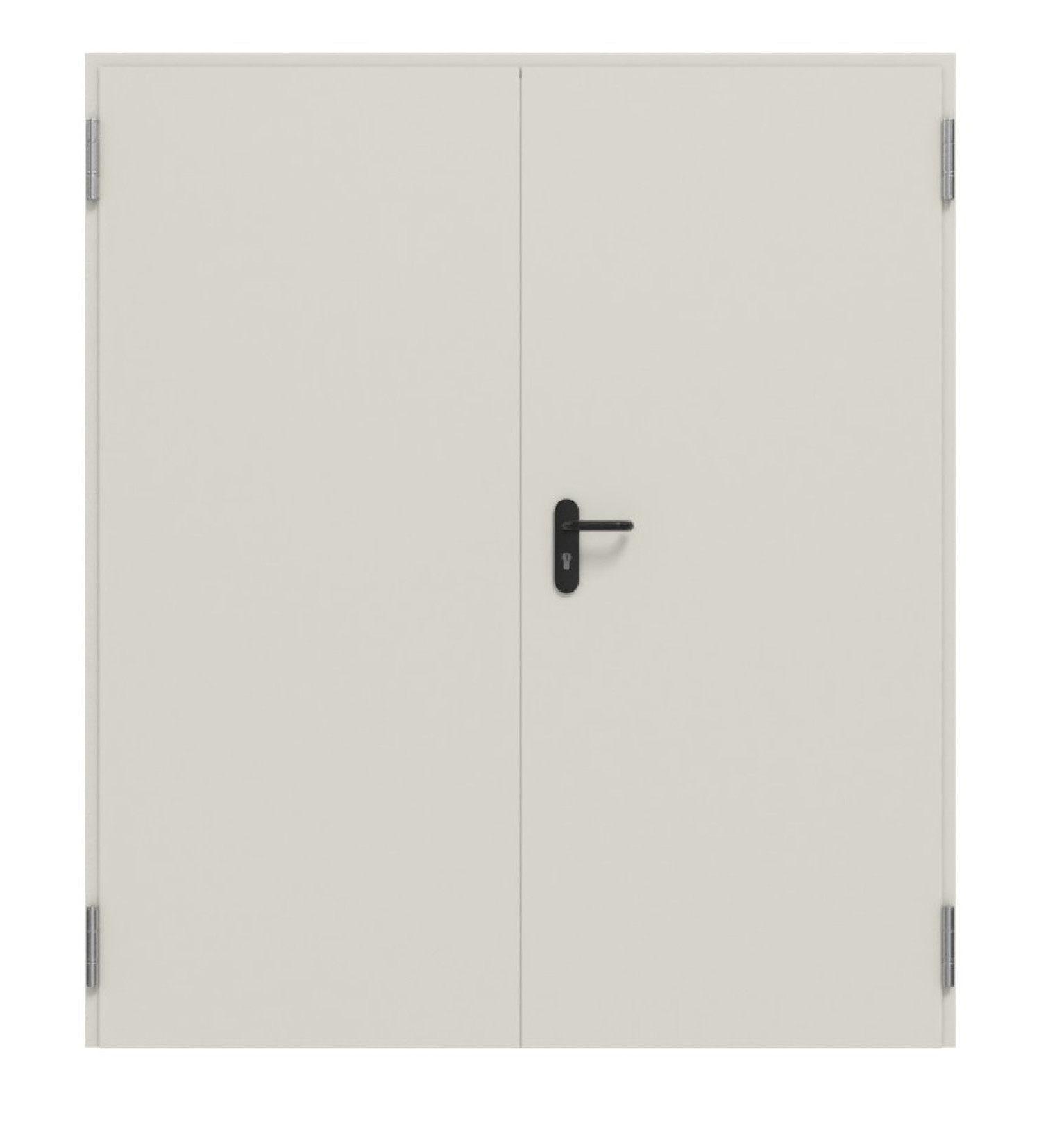 TECKENTRUP Komplettset 2-flg. Stahl Mehrzwecktür dw 42-2 inkl. Blockzarge