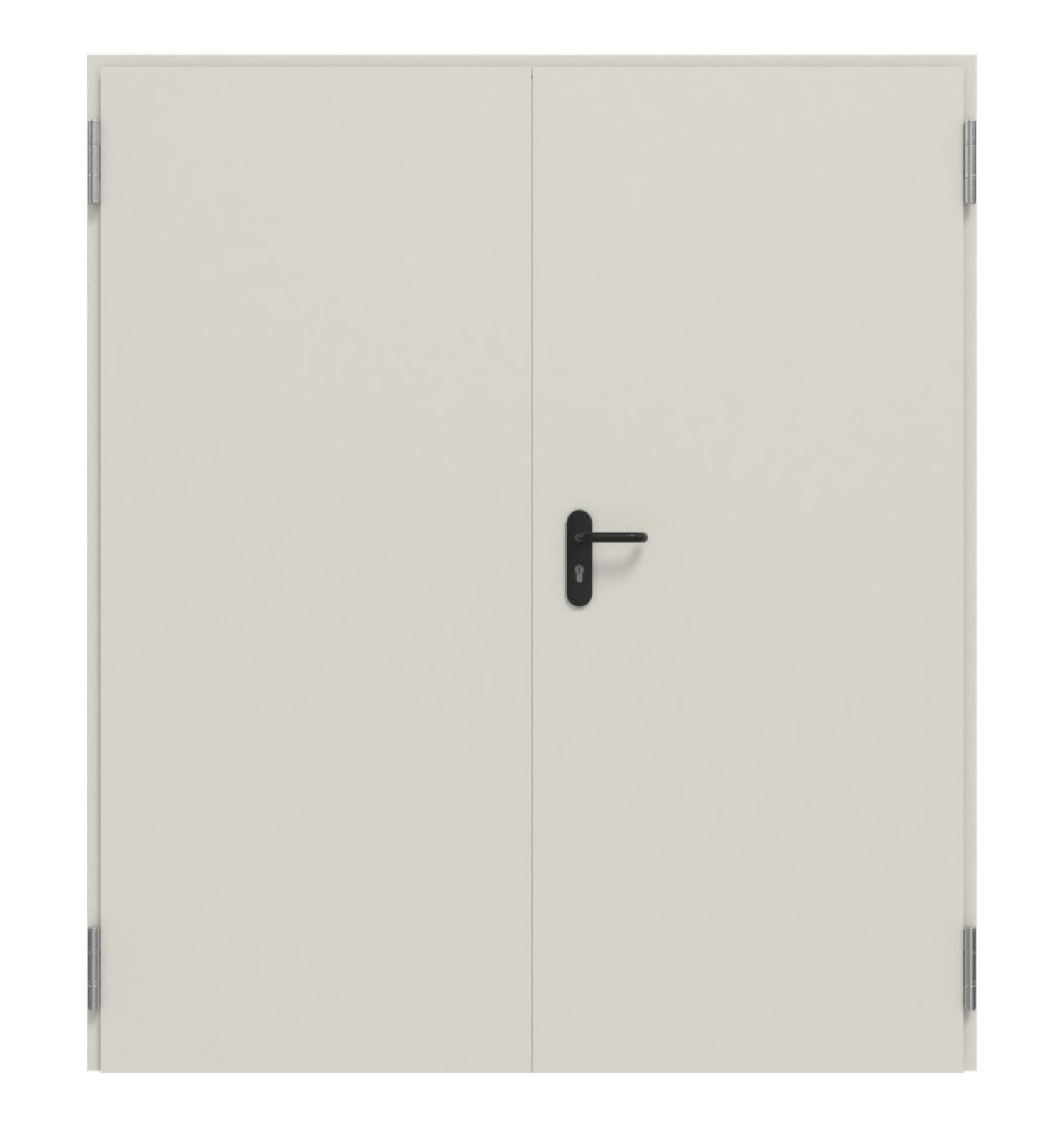 TECKENTRUP Komplettset 2-flg. Stahl Mehrzwecktür dw 62-2 inkl. Blockzarge