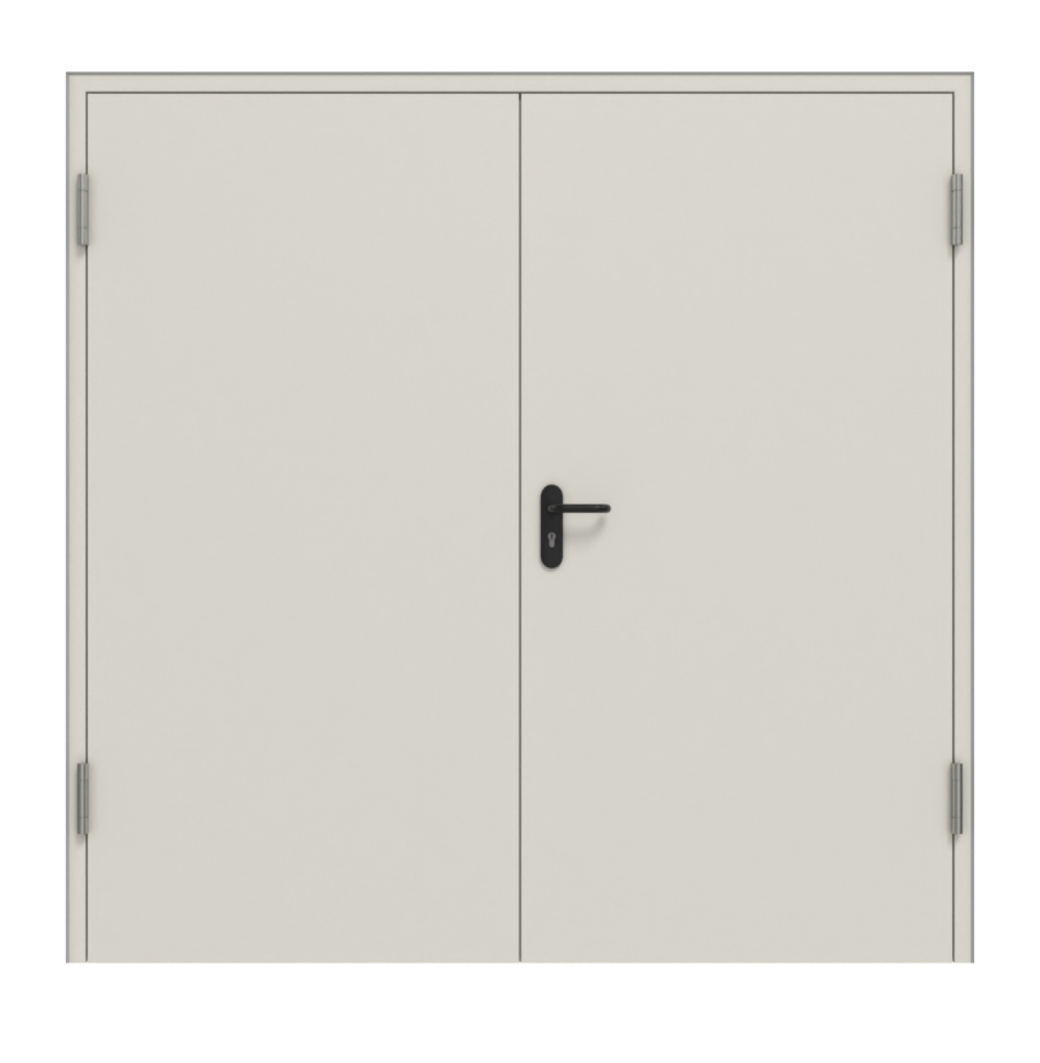 HÖRMANN Innentür-Set 2-flg Stahl Mehrzwecktür STS / STU MZ-2 inkl. Blockzarge 62/55