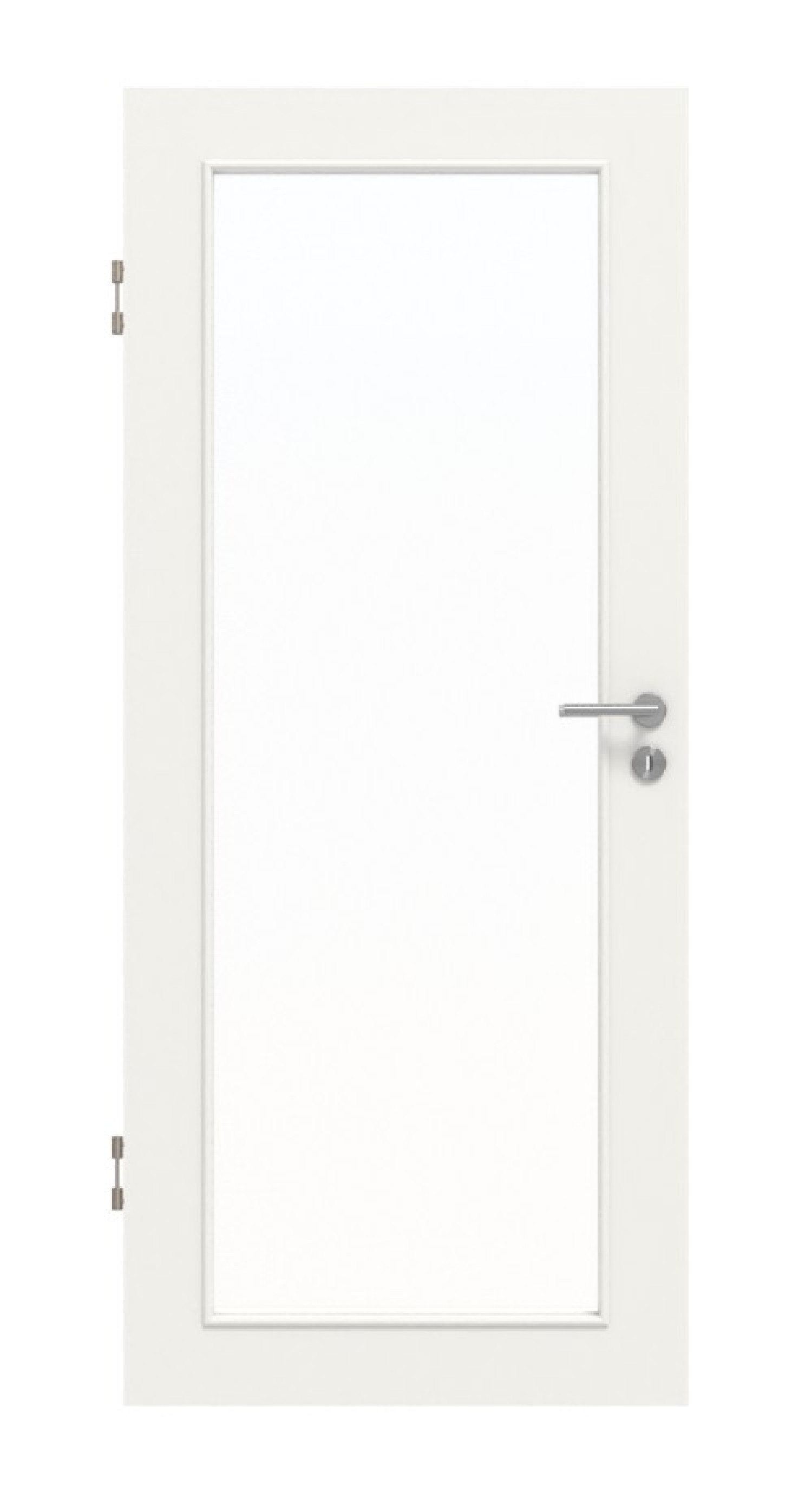 Frontansicht von Weiß ähnlich RAL 9016 LA 27 Mattlack Basic Innentür - Huga