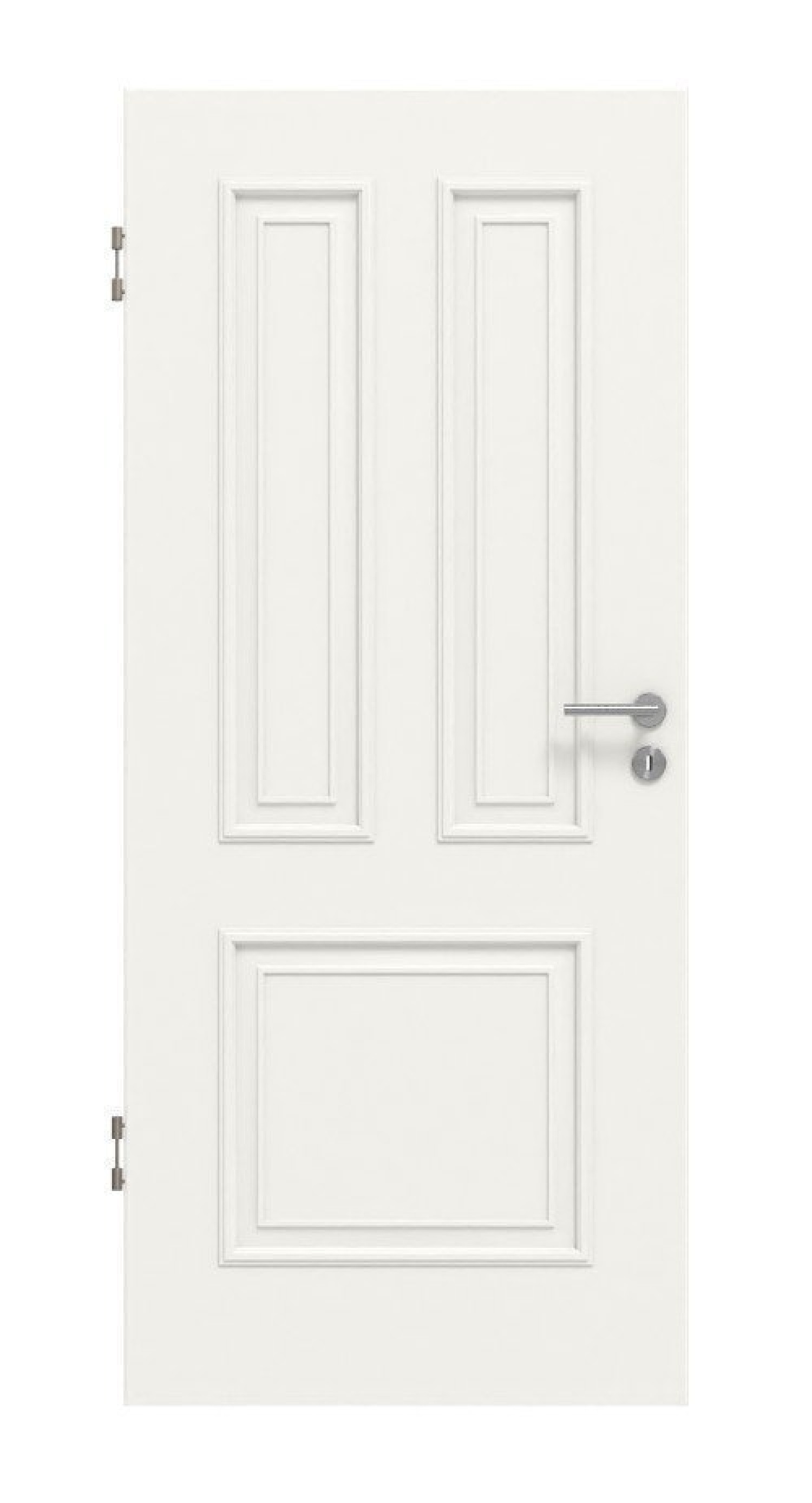 Frontansicht von Innentür Cottage M31 Weißlack – Lebo