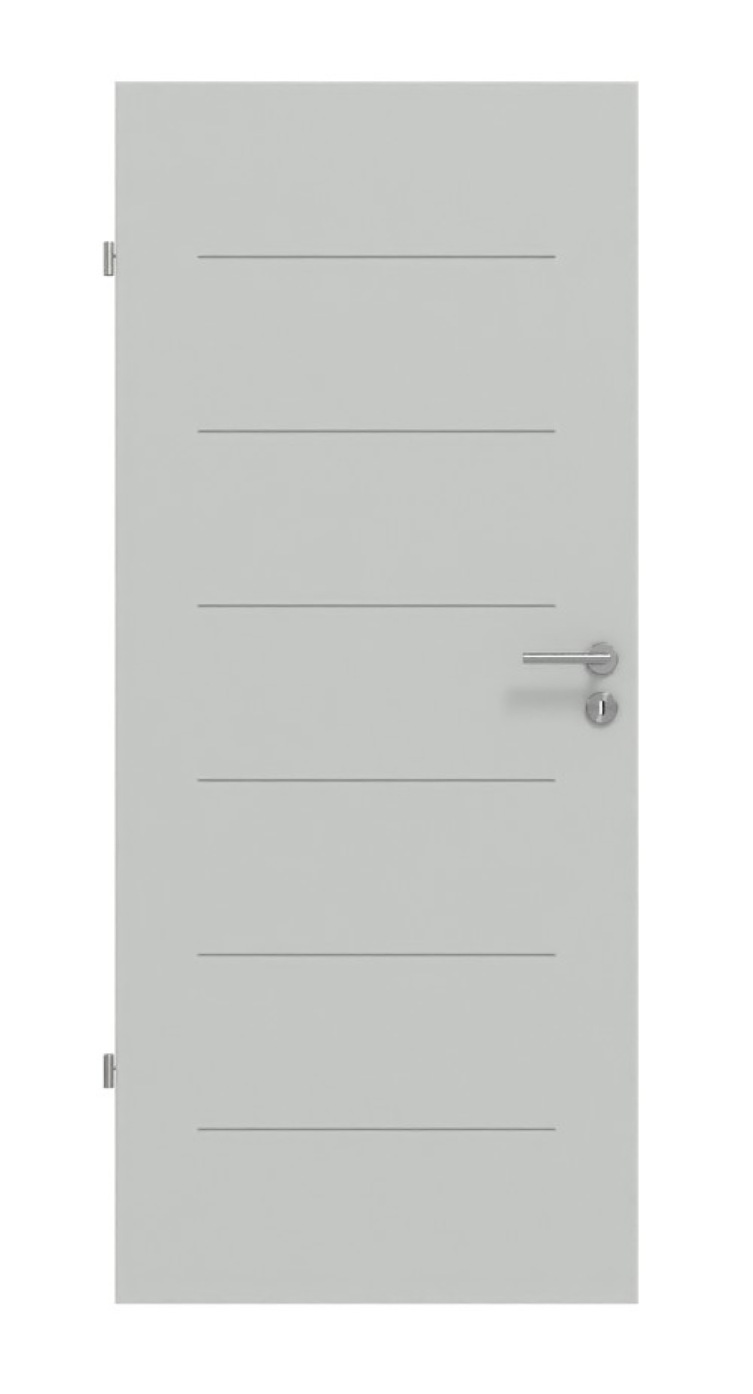 HÖRMANN Innentür Groove 11 Grau RAL 7035 Lack DesignLine