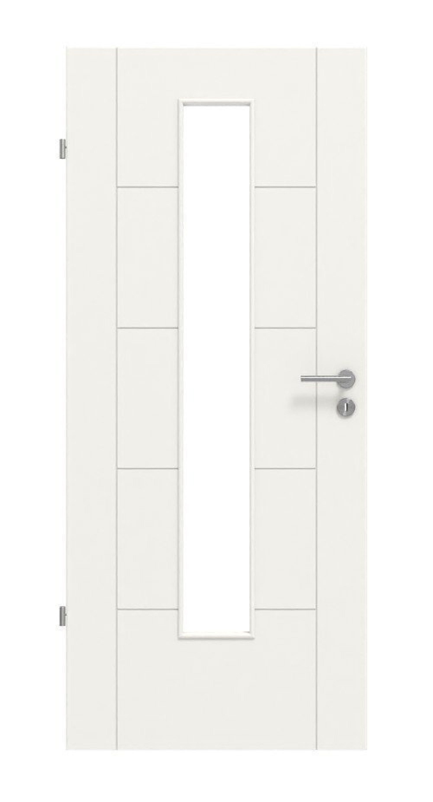Frontansicht von Signum 13 LA 24 mittig Basic Lack Verkehrsweiß RAL 9016 Innentür - Huga
