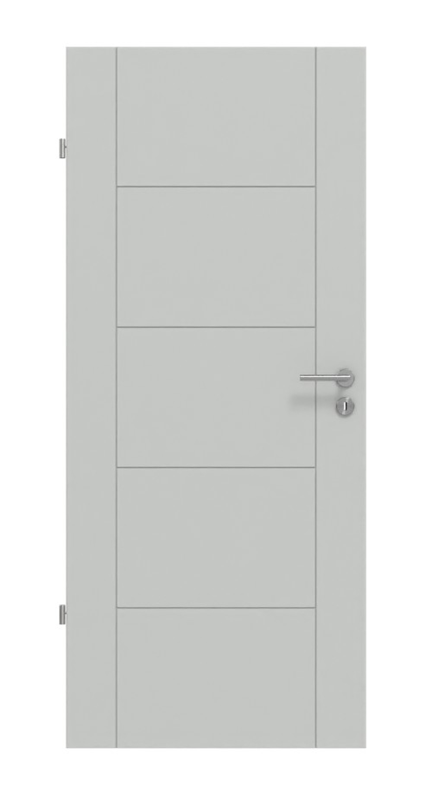 HÖRMANN Innentür Groove 13 Grau RAL 7035 Lack DesignLine