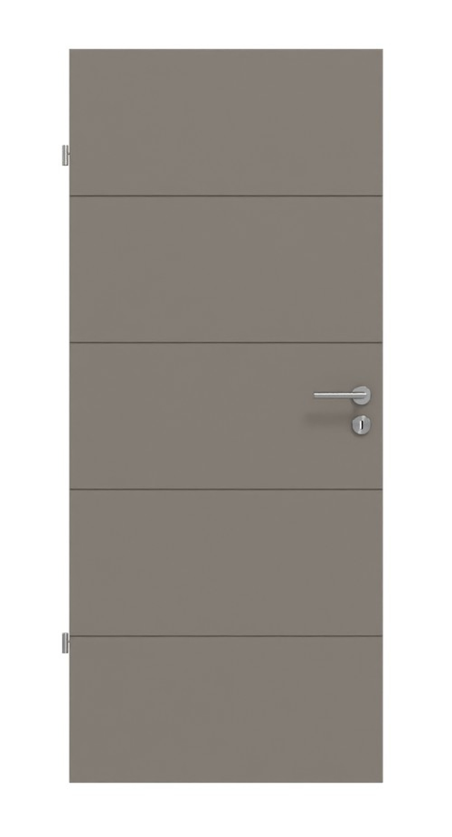Frontansicht von Signum 15 Basic Lack Taupe RAL 7048 Innentür - Huga