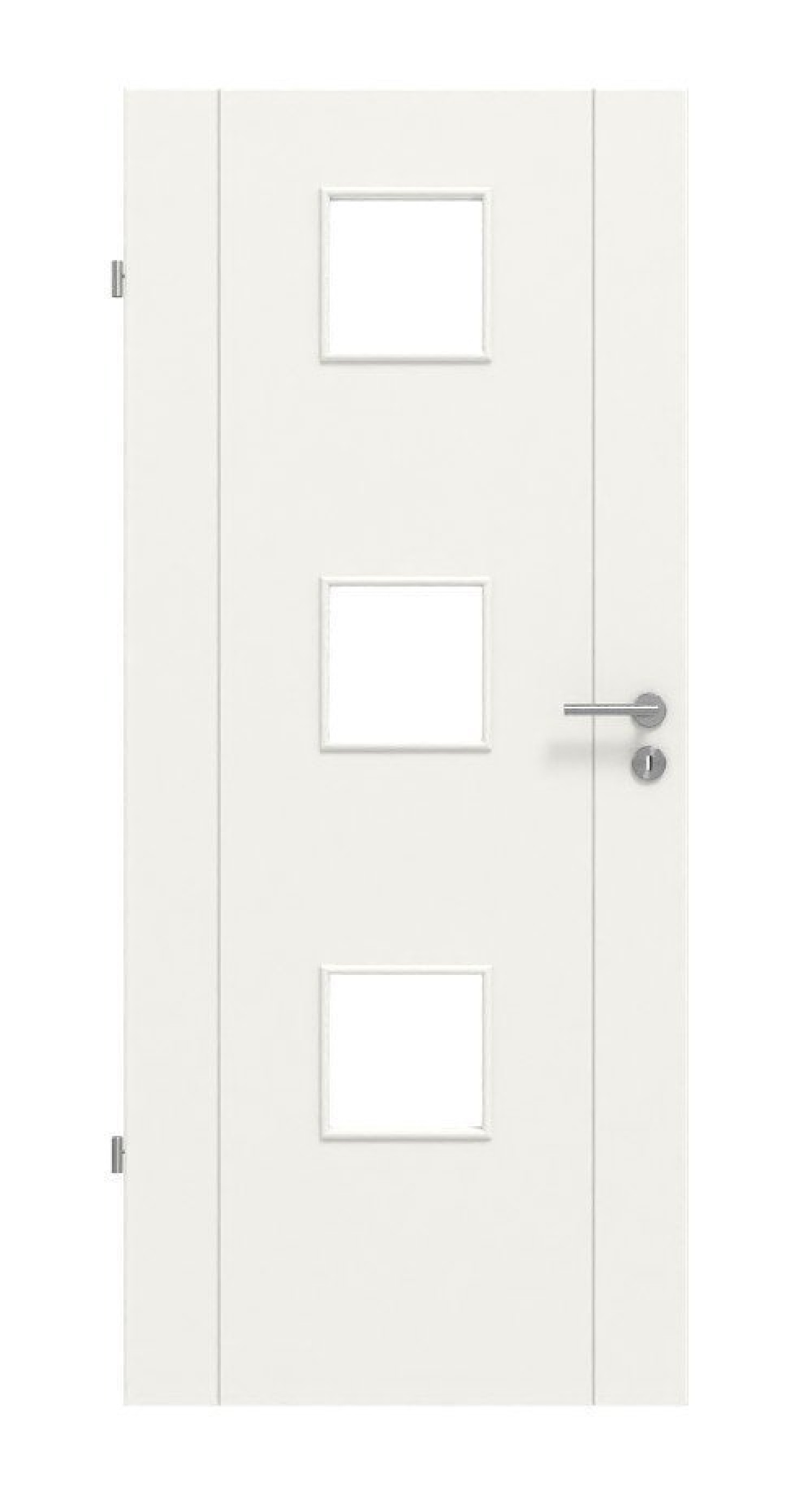 Frontansicht von Signum 16 LA 10 Basic Lack Verkehrsweiß RAL 9016 Innentür - Huga