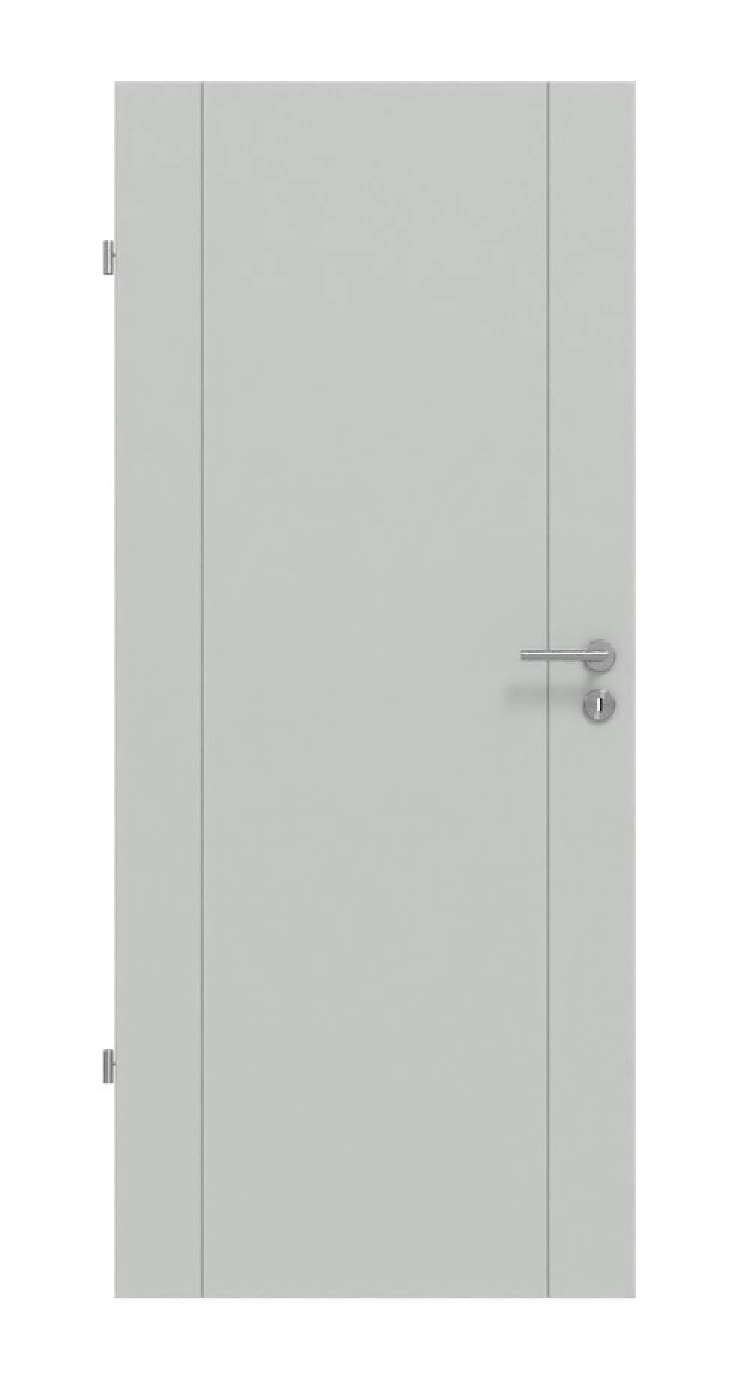 HÖRMANN Innentür Groove 16 Grau RAL 7035 Lack DesignLine