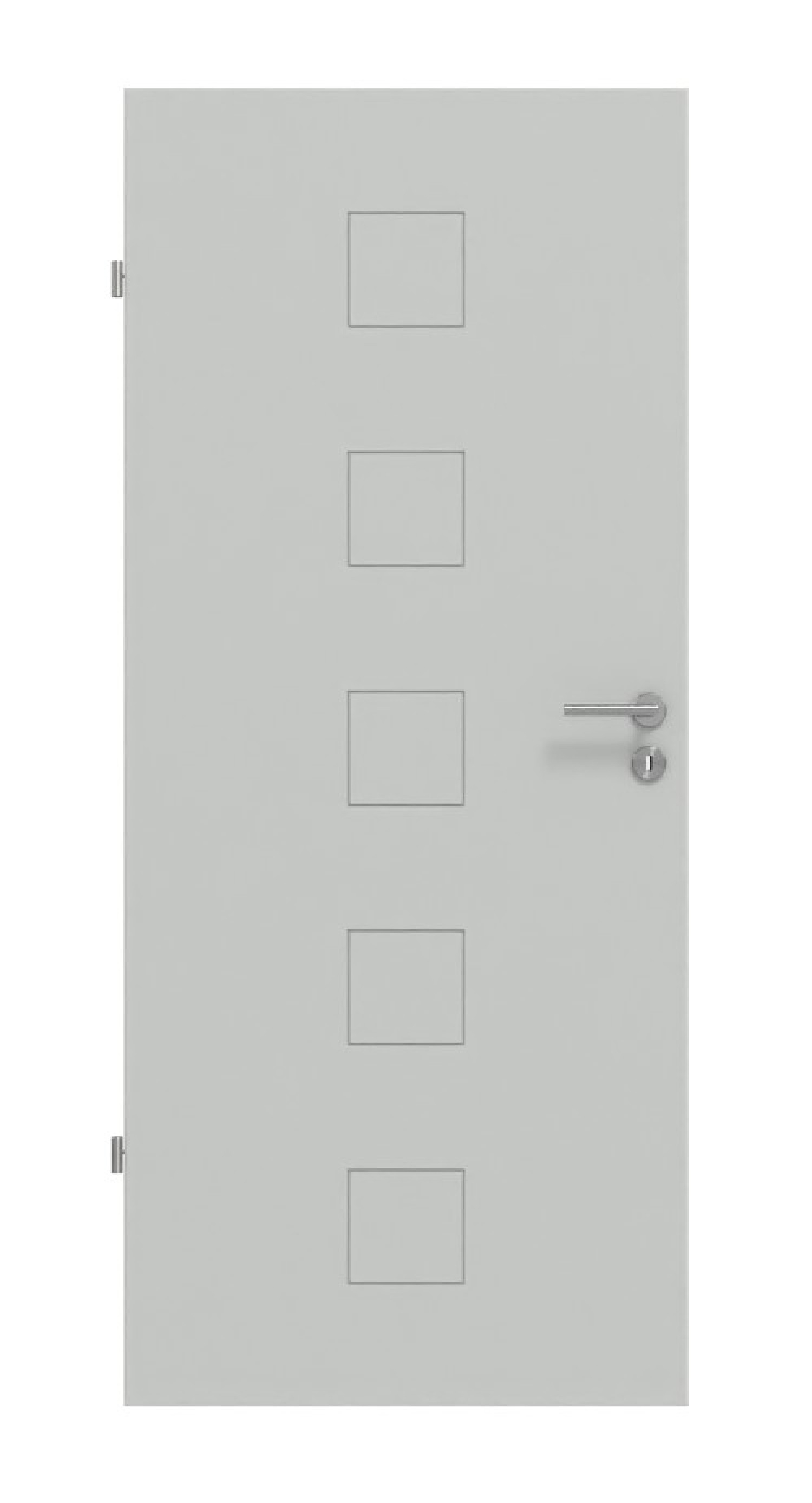 HÖRMANN Innentür Groove 19 Grau RAL 7035 Lack DesignLine