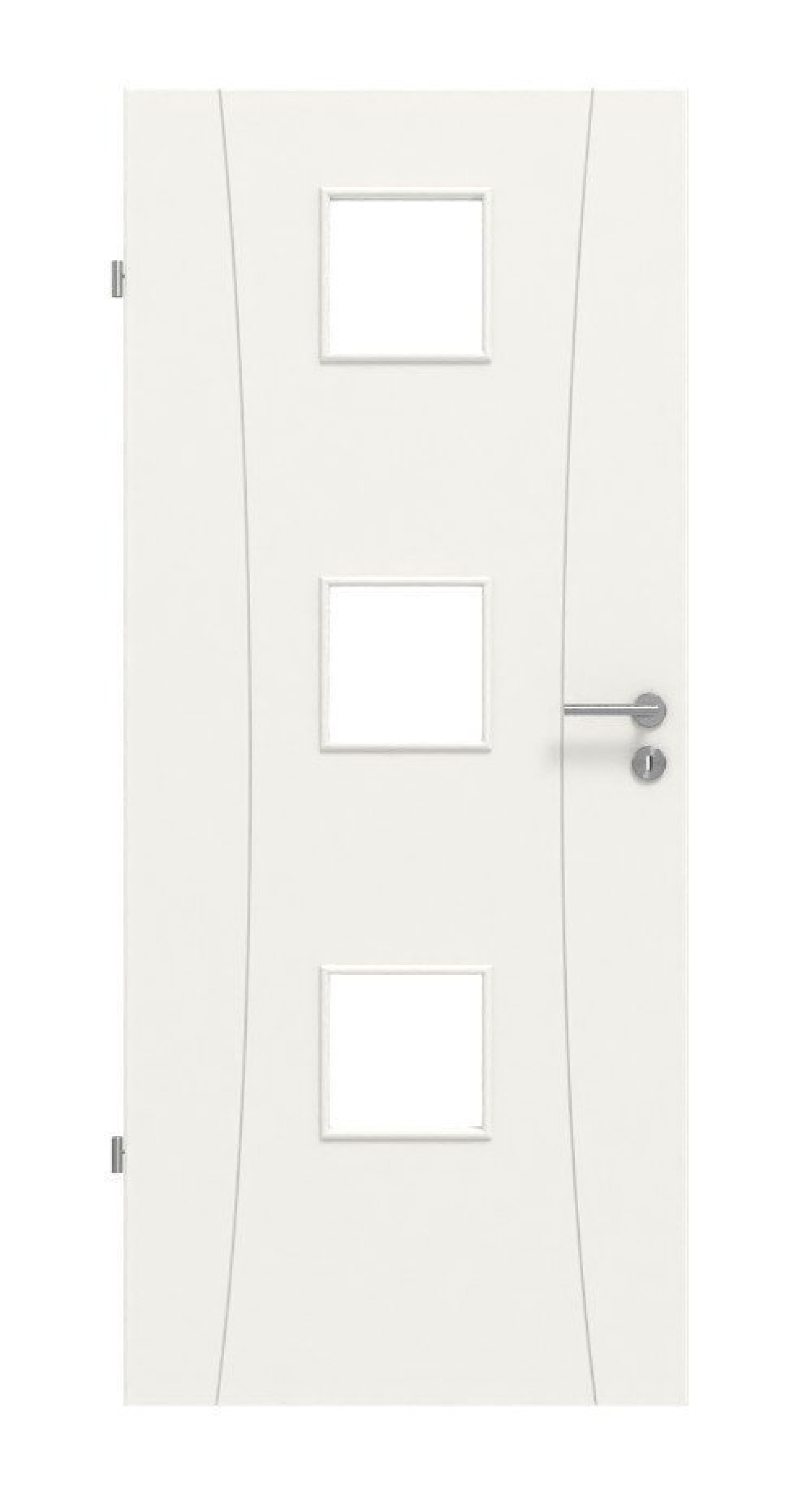 Frontansicht von Signum 20 LA 10 Basic Lack Verkehrsweiß RAL 9016 Innentür - Huga