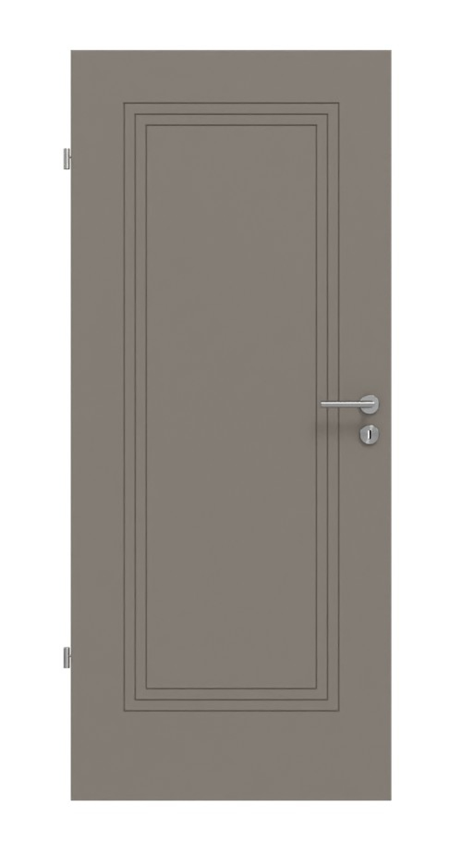 Frontansicht von Signum 21 Basic Lack Taupe RAL 7048 Innentür - Huga