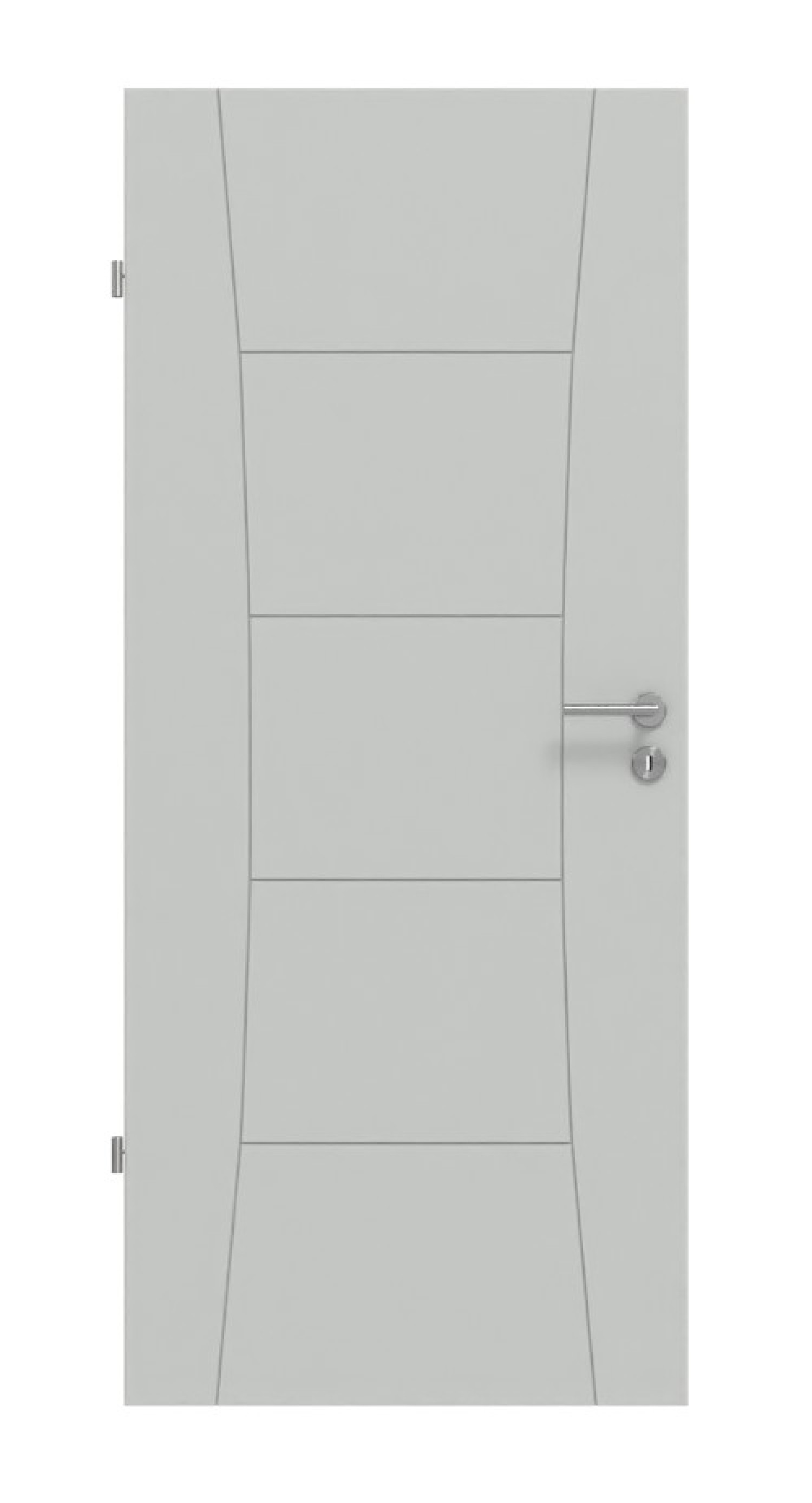HÖRMANN Innentür Groove 22 Grau RAL 7035 Lack DesignLine