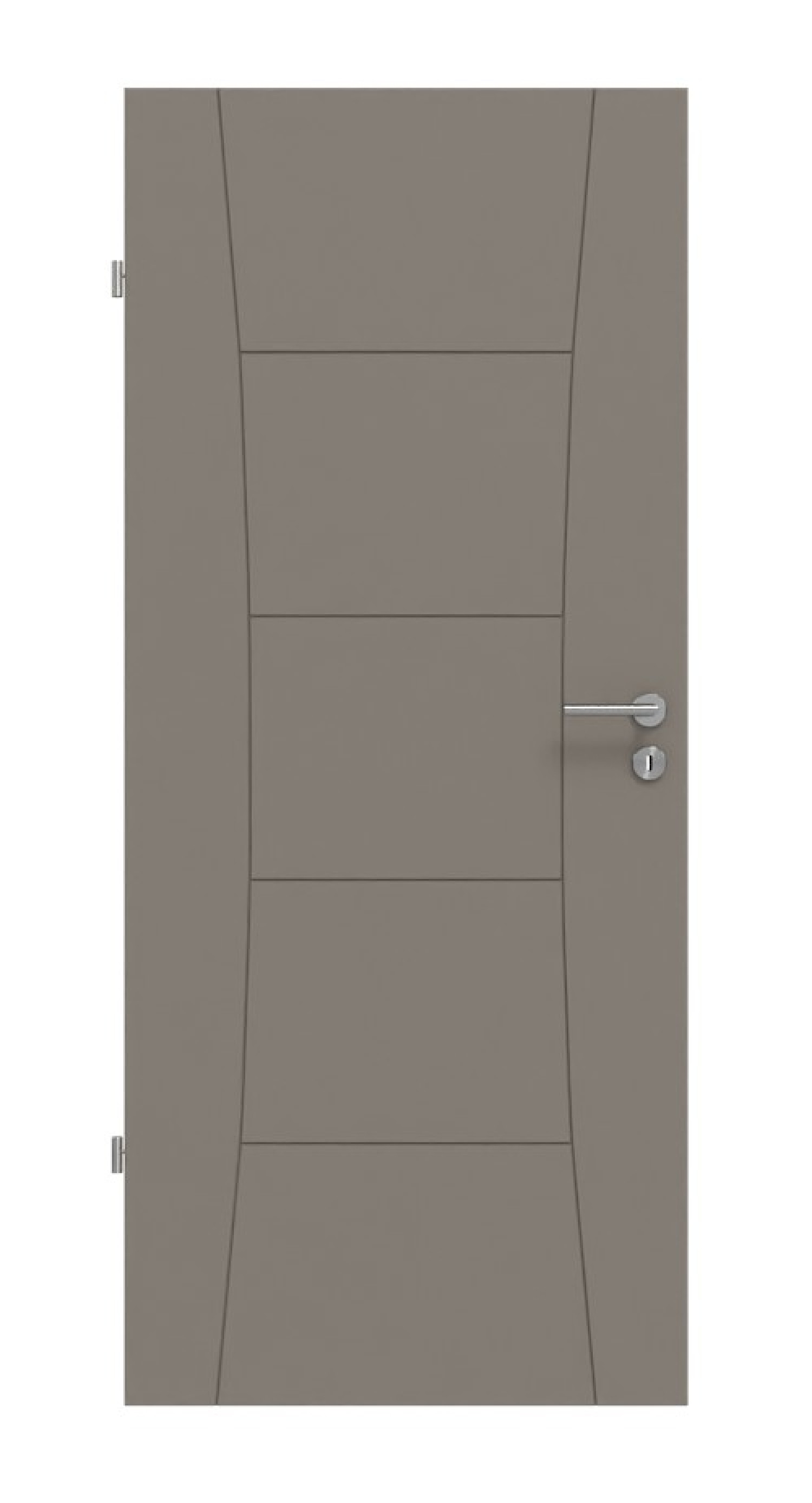 HÖRMANN Innentür Groove 22 Taupe RAL 7048 Lack DesignLine