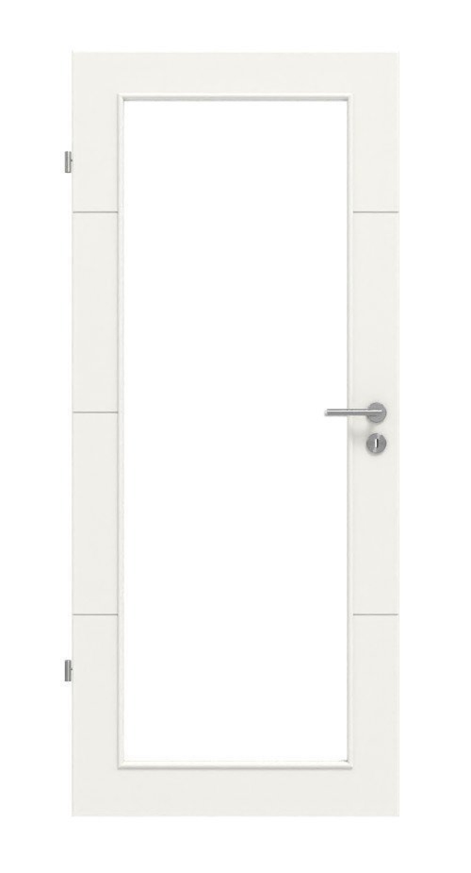 Frontansicht von Signum 34 LA 27 Basic Lack Verkehrsweiß RAL 9016 Innentür - Huga