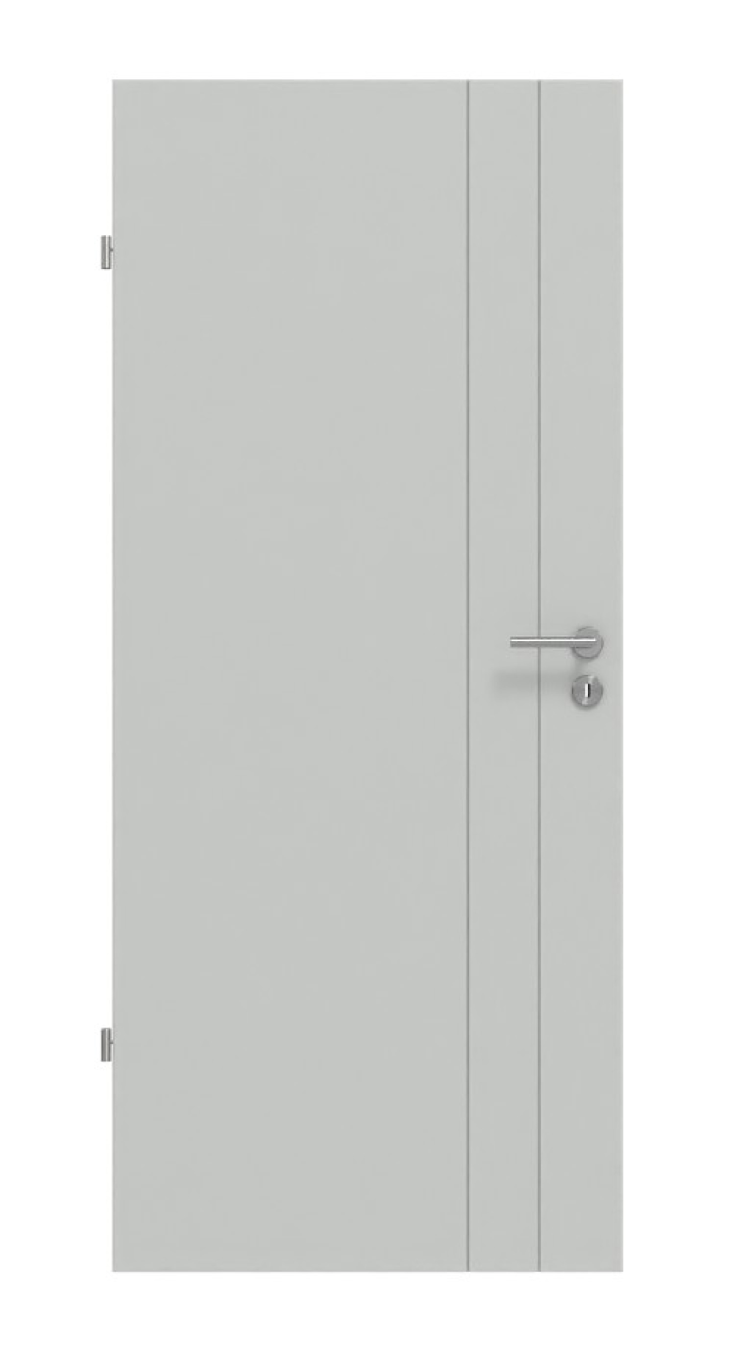 HÖRMANN Innentür Groove 44 Grau RAL 7035 Lack DesignLine