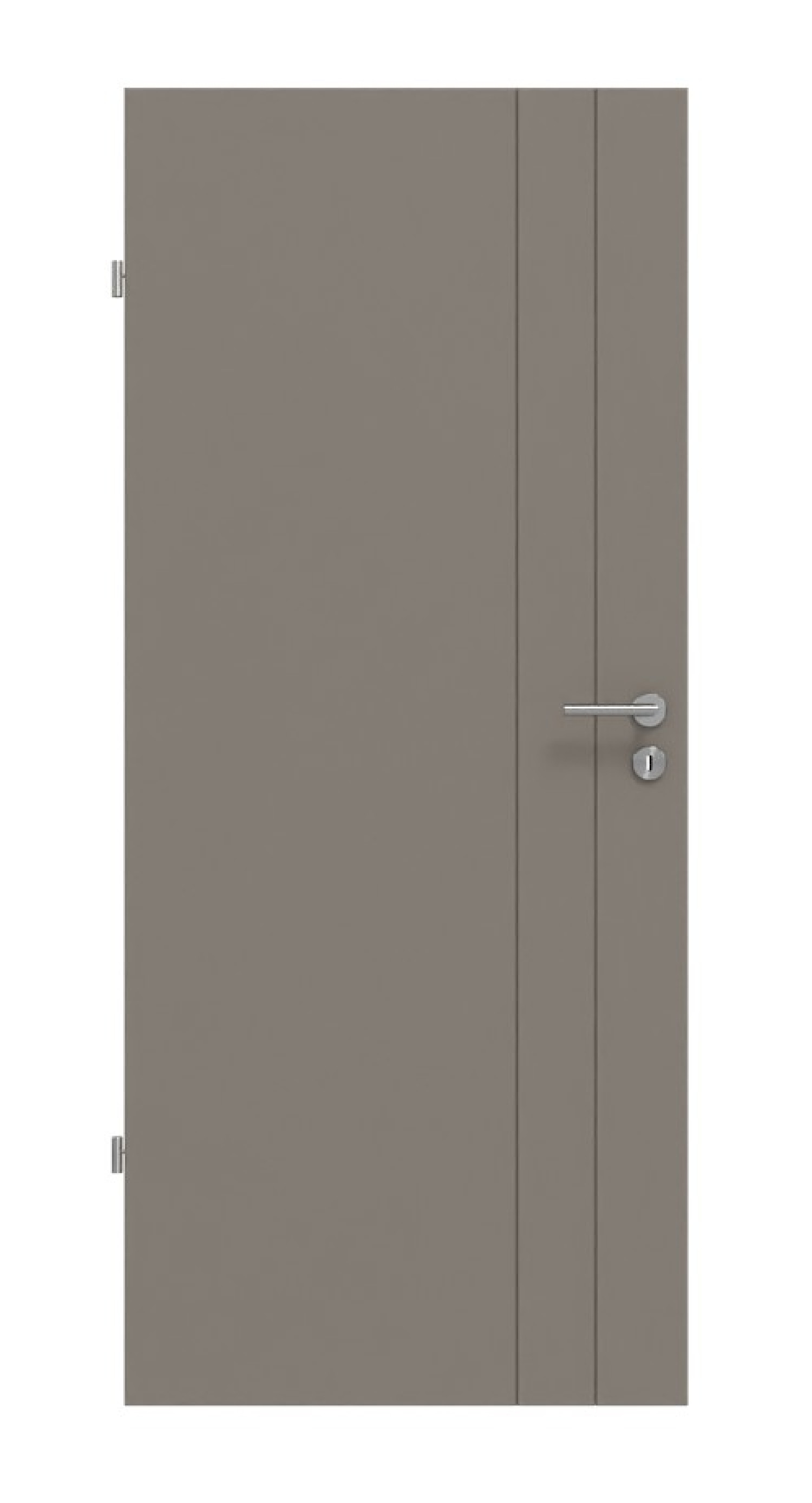 HÖRMANN Innentür Groove 44 Taupe RAL 7048 Lack DesignLine