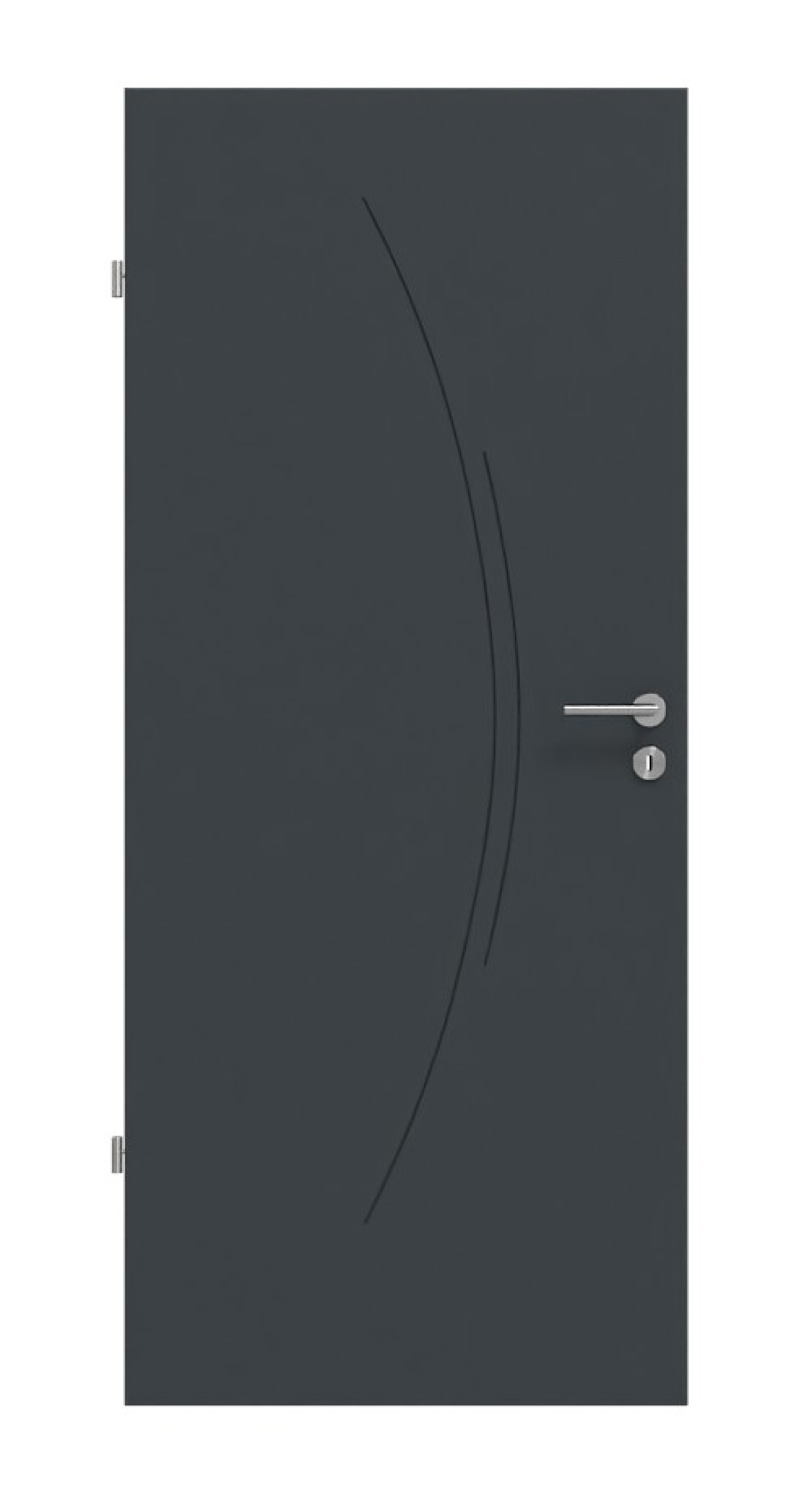 HÖRMANN Innentür Groove 49 Anthrazit RAL 7016 Lack DesignLine