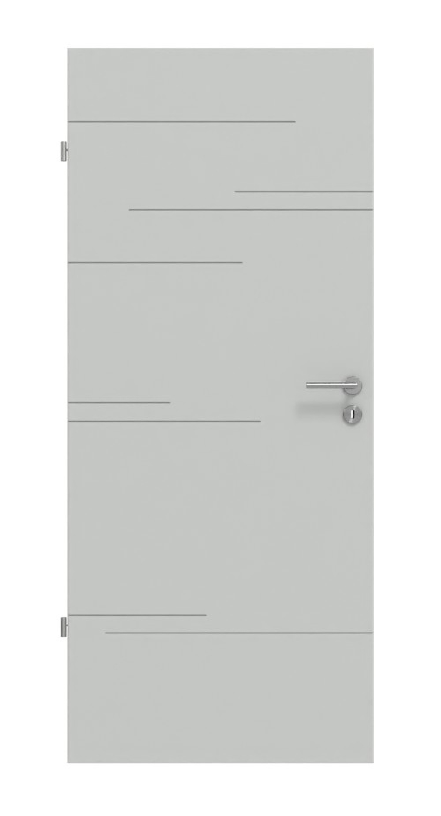 HÖRMANN Innentür Groove 50 Grau RAL 7035 Lack DesignLine