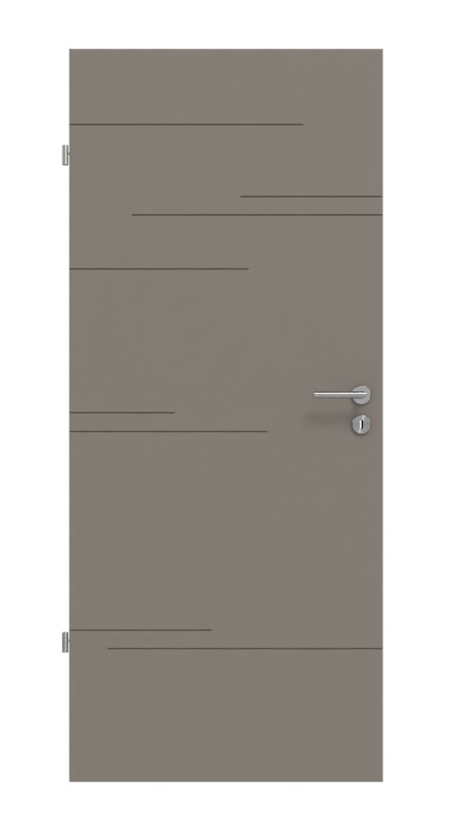 Frontansicht von Signum 50 Basic Lack Taupe RAL 7048 Innentür - Huga