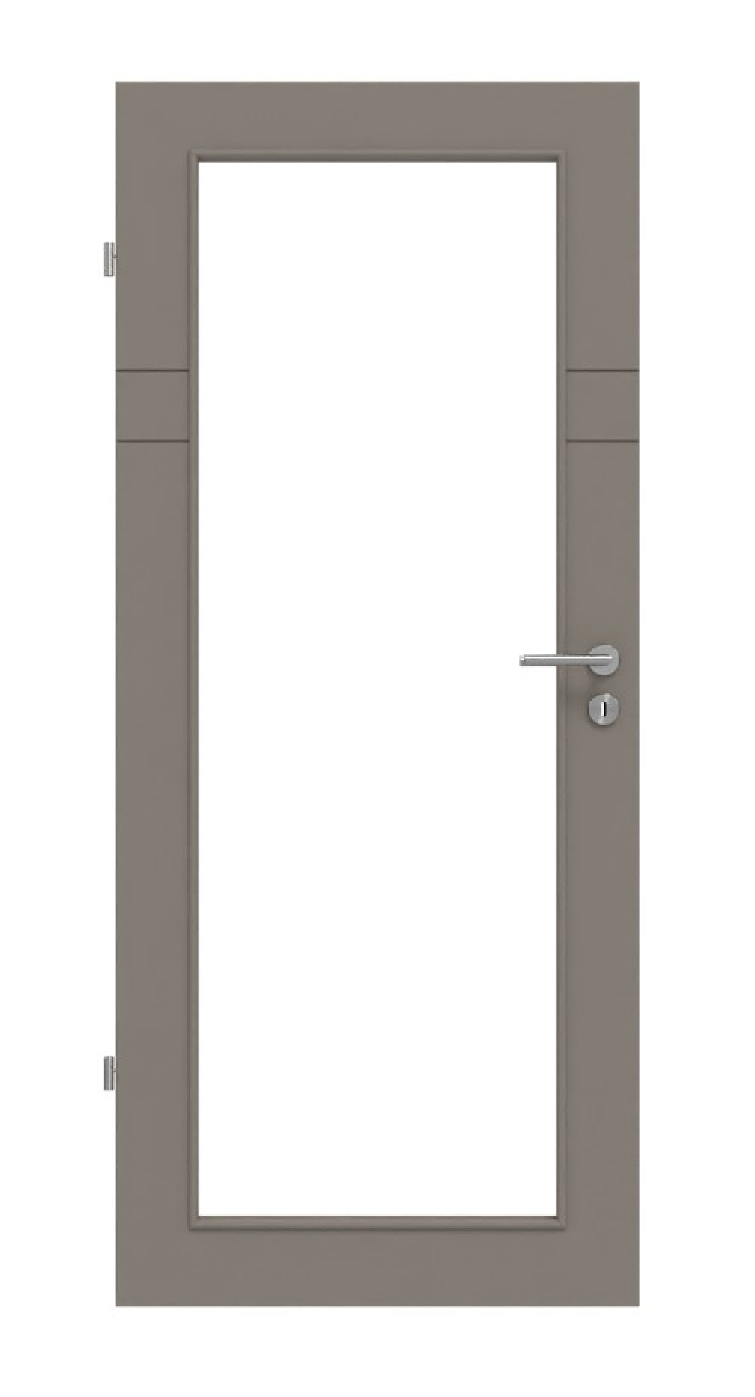 Frontansicht von Signum 78 LA 27 Basic Lack Taupe RAL 7048 Innentür - Huga