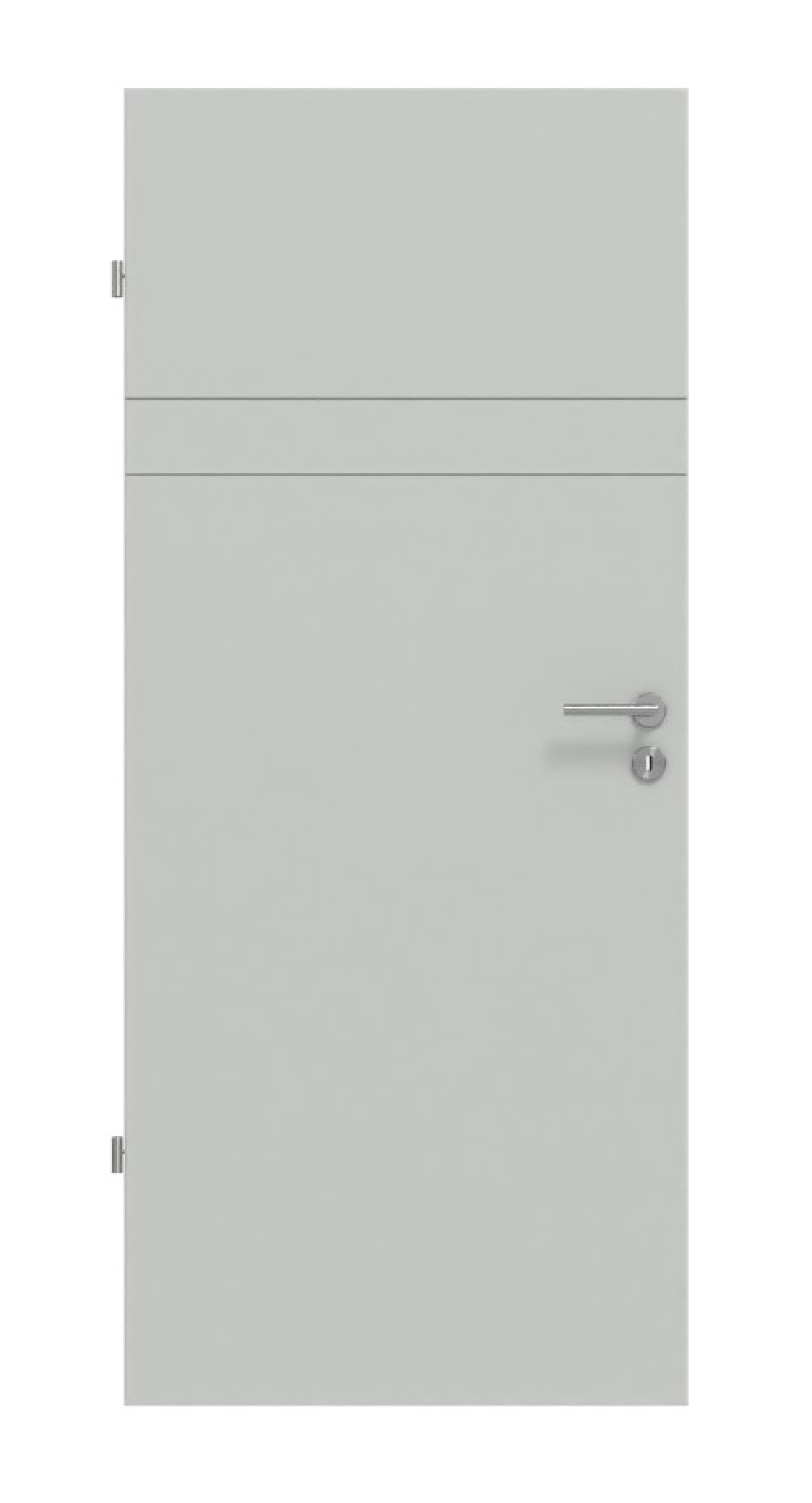 HÖRMANN Innentür Groove 78 Grau RAL 7035 Lack DesignLine