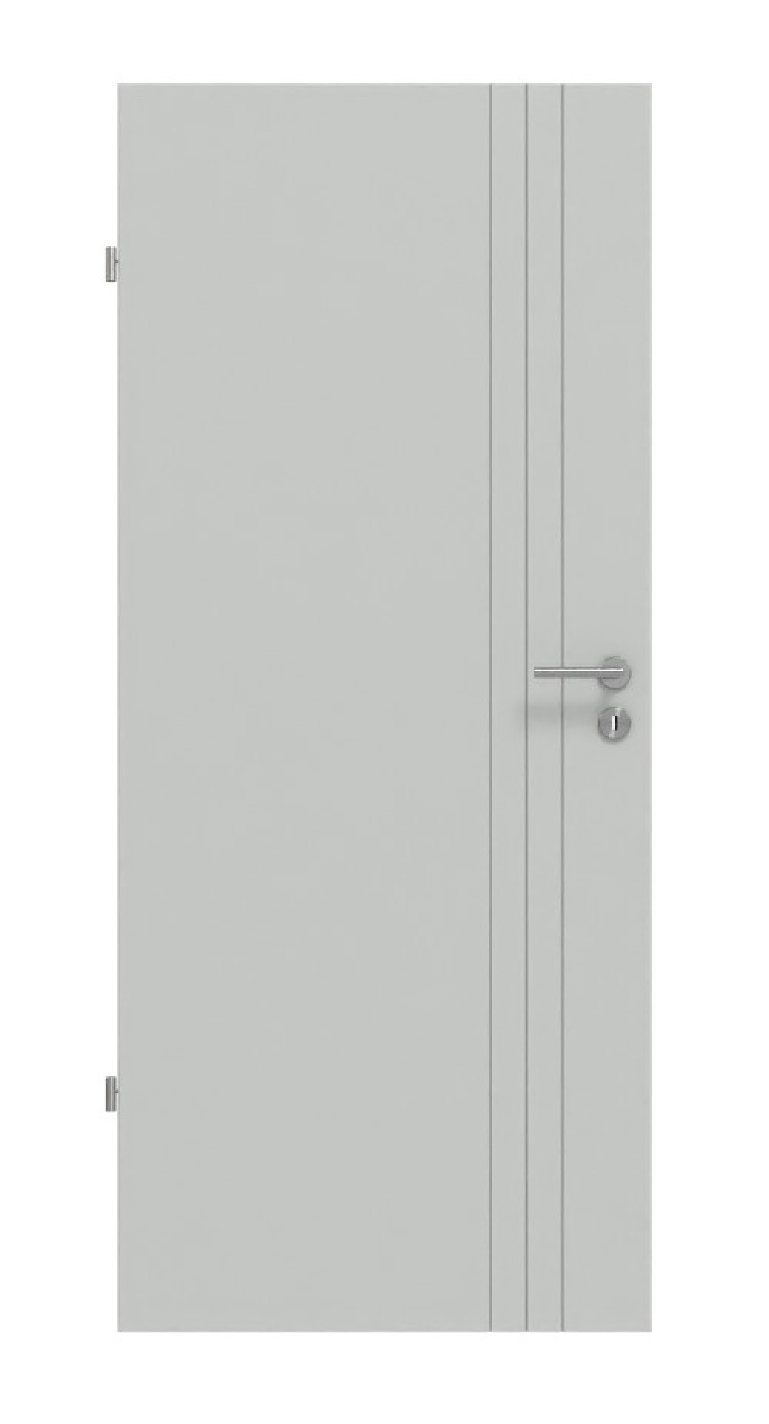 HÖRMANN Innentür Groove 85 Grau RAL 7035 Lack DesignLine